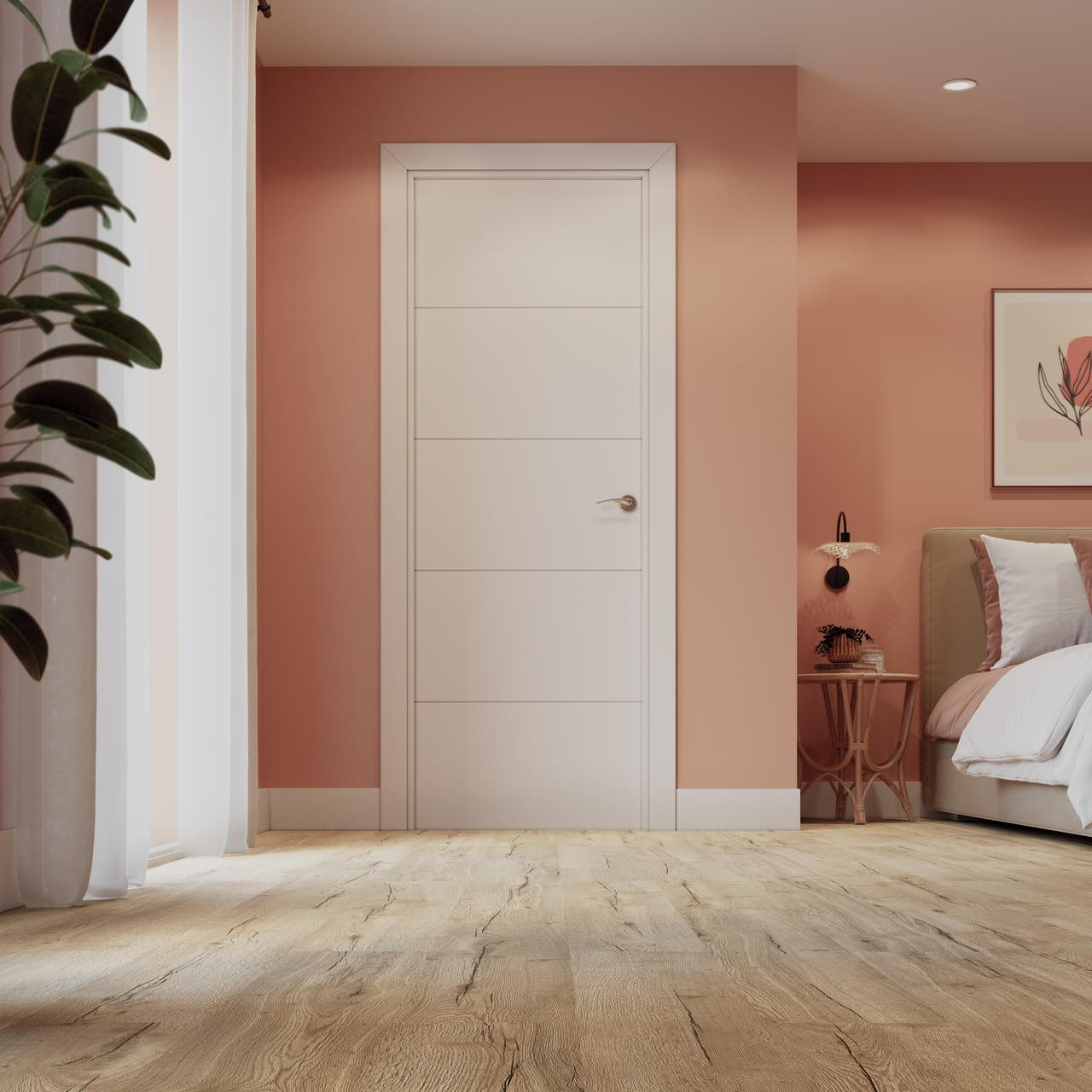 Diapositive Blanco y madera, una combinación que no falla