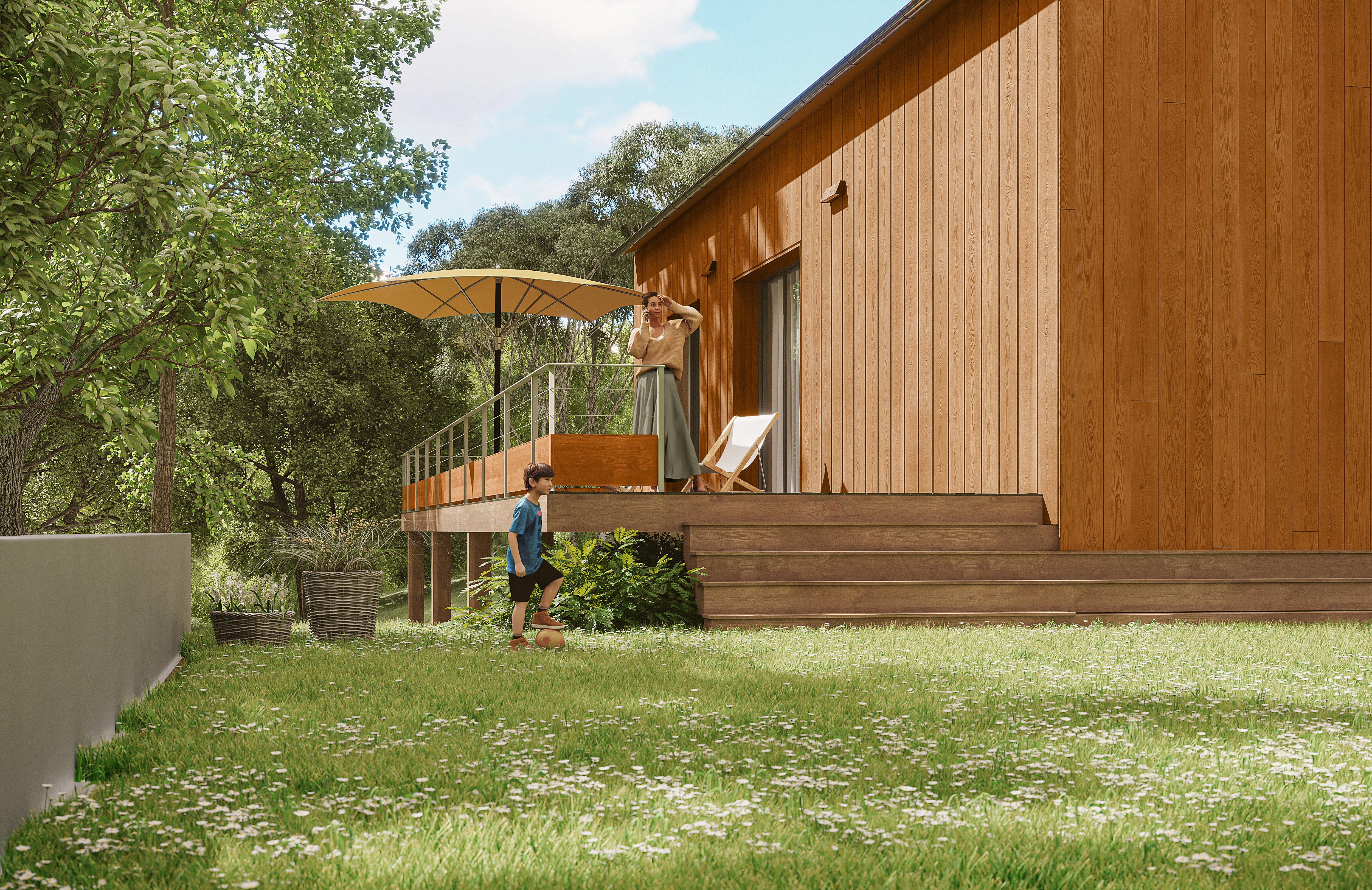 Lasure V33 Haute saison 8 ans chêne doré satiné 5 l - 3