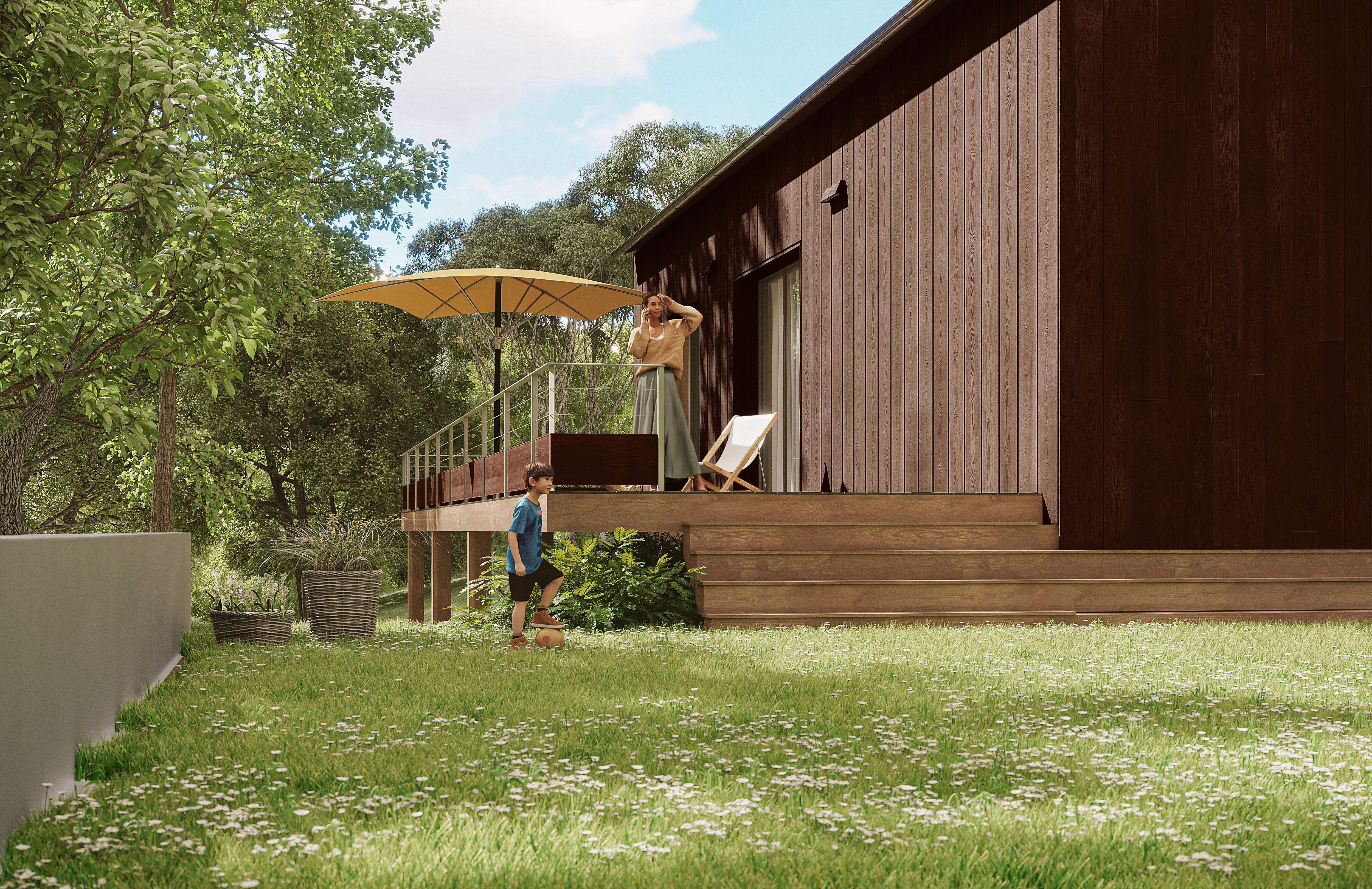 Lasure V33 Haute saison 8 ans chêne foncé satiné 0.125 l - 3