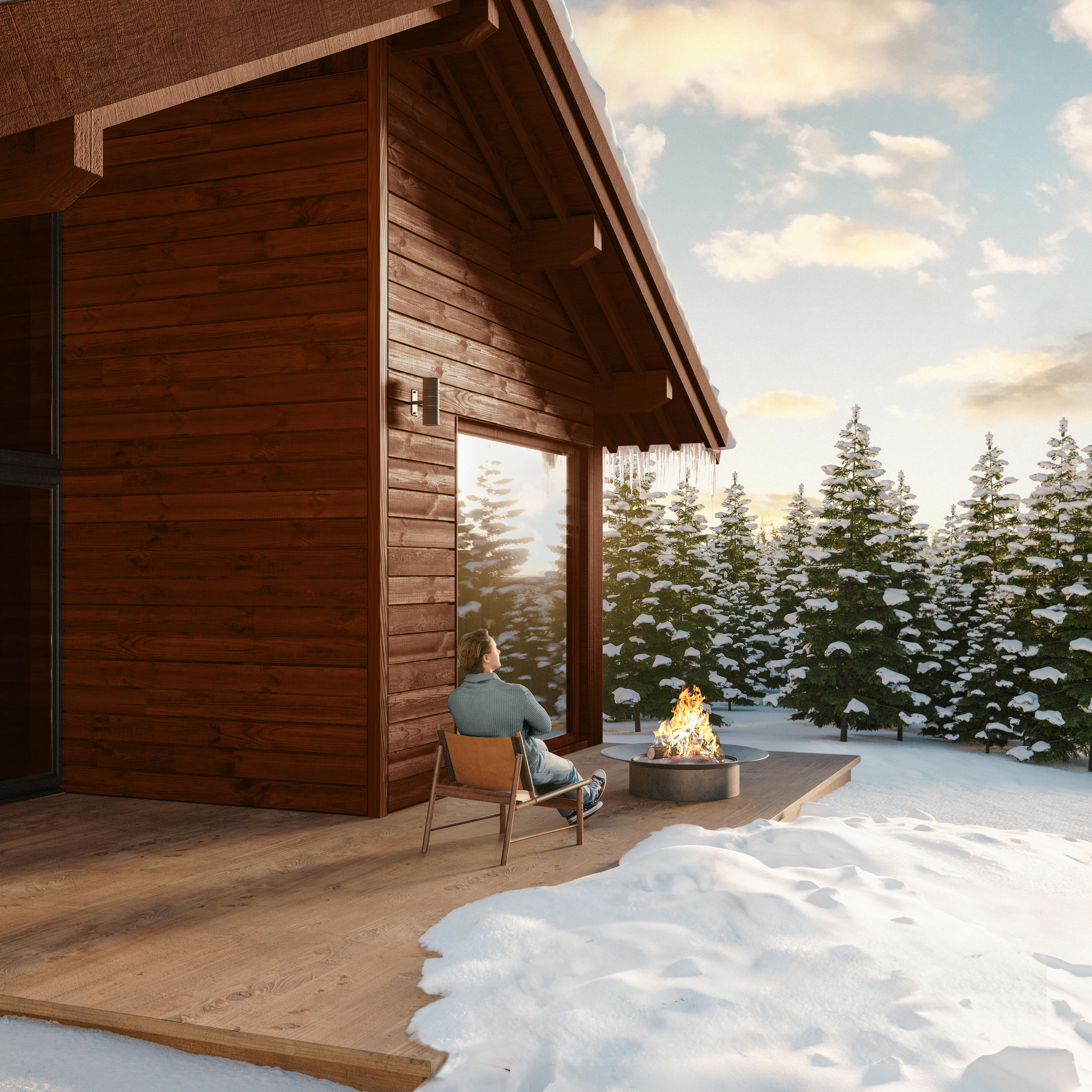 Lasure V33 Climats extrêmes® 12 ans acajou satiné 0.75 l - 3