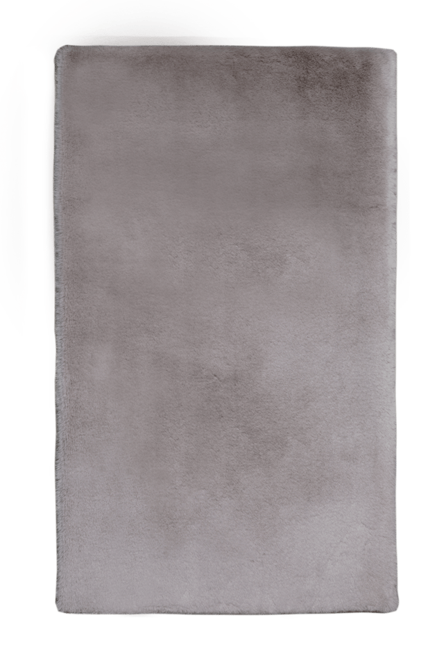 Dywan rabbit pluszowy Rabbii szary 60 x 100 cm