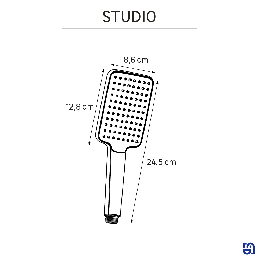Alcachofa de ducha SENSEA   con 1 función - 6