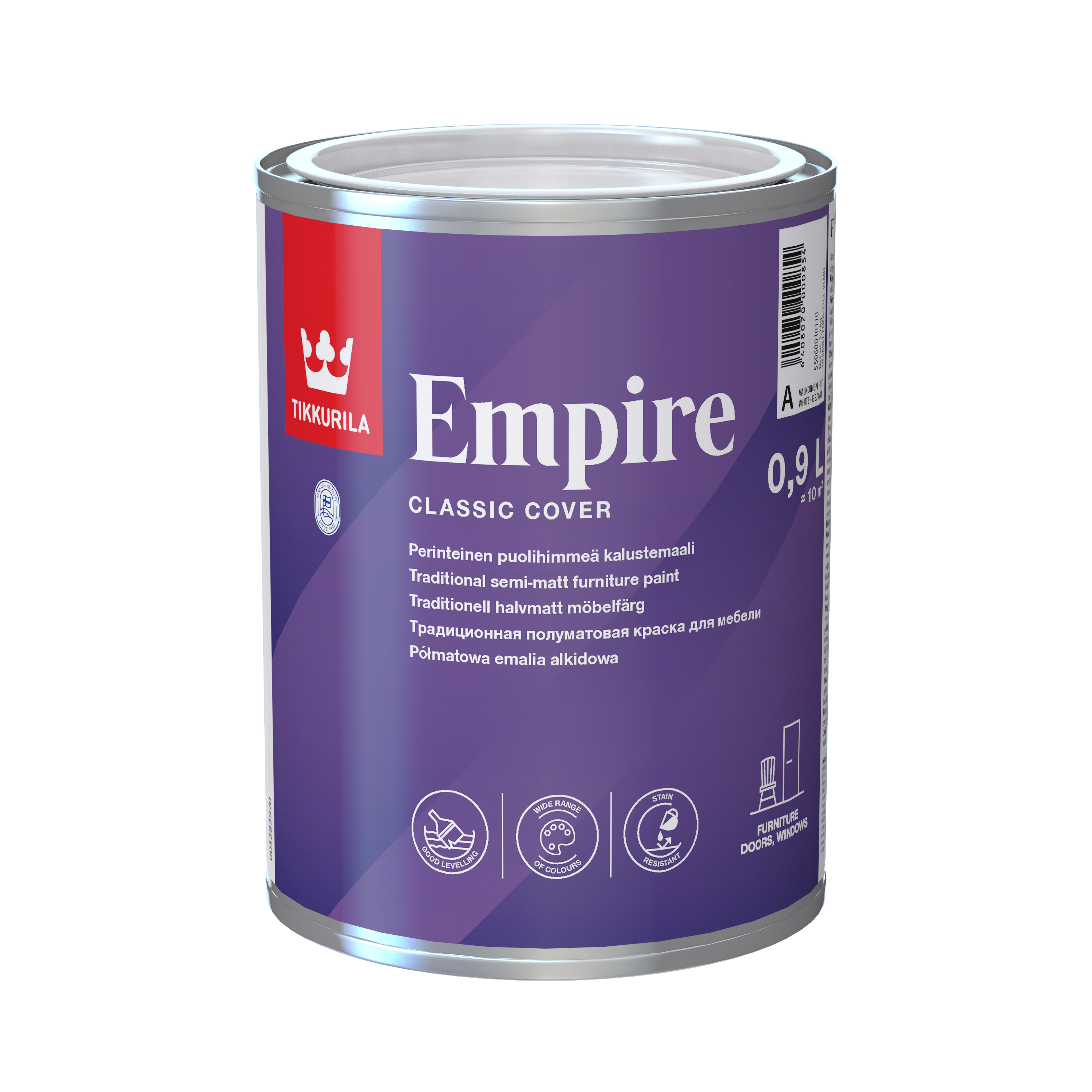 Farba do drewna i metalu Empire Baza A 0.9 l Tikkurila