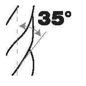 Goujure type N à 35 degrés, forets métaux Tivoly