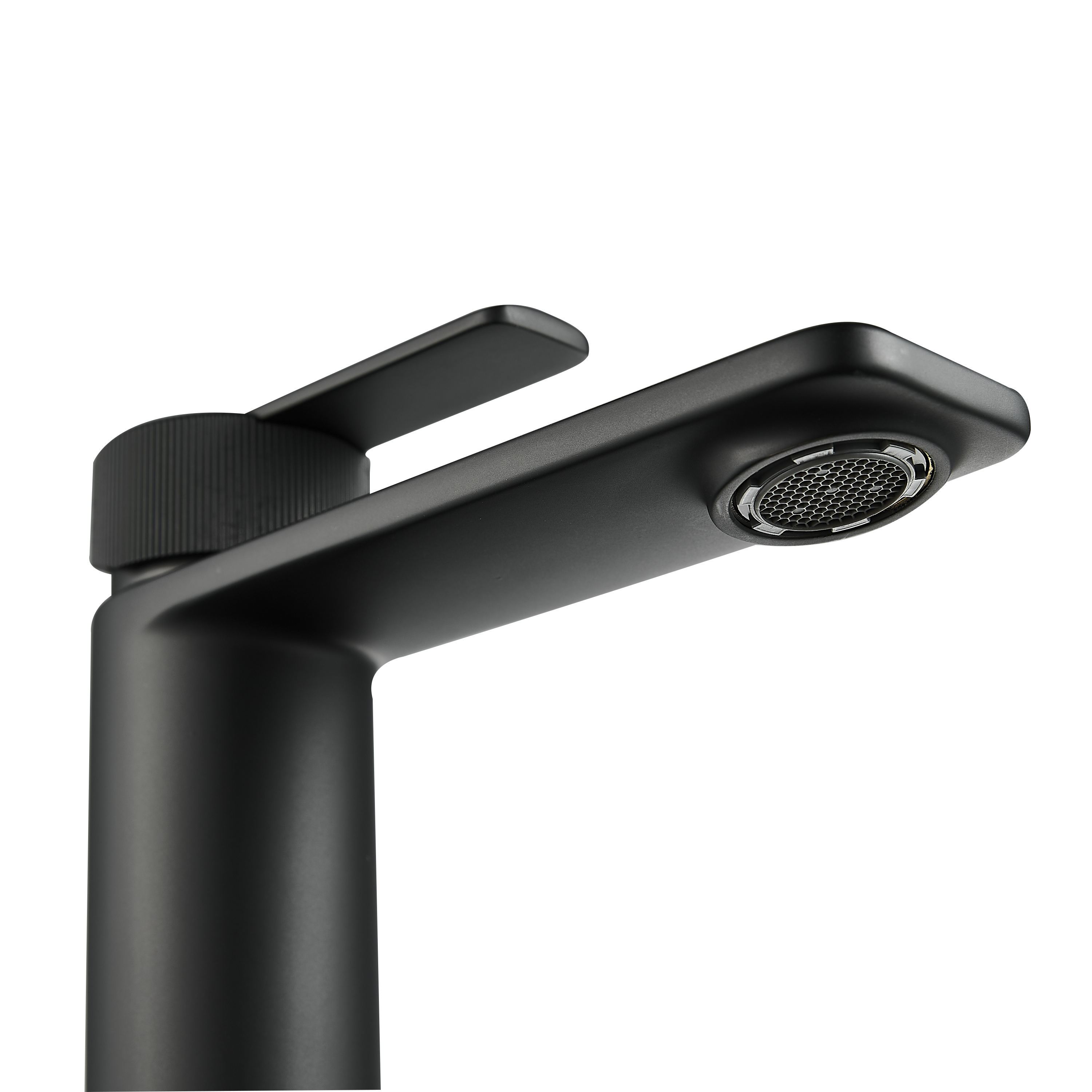 Grifo de lavabo SENSEA Neo monomando negro mate. Apertura en frío. Latón - 12