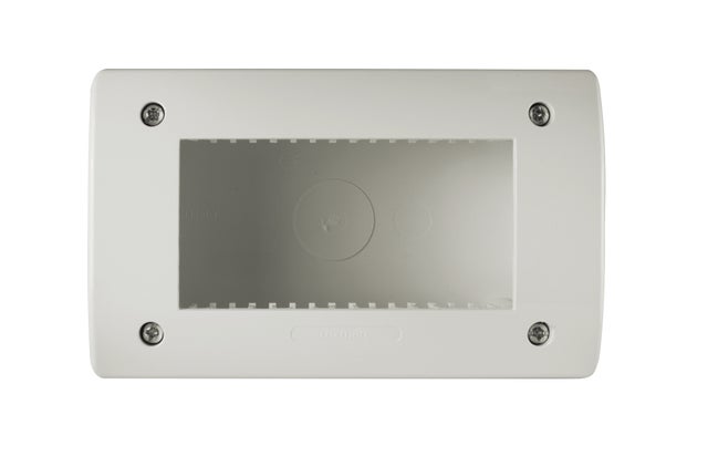 Scatola Di Connessione Stagna Quadrata Senza Coni IP65/IK08 100x100x55mm/110x110x60mm Con Coperchio Di Chiusura Con Viti Grigio | Leroy Merlin - Foto 2
