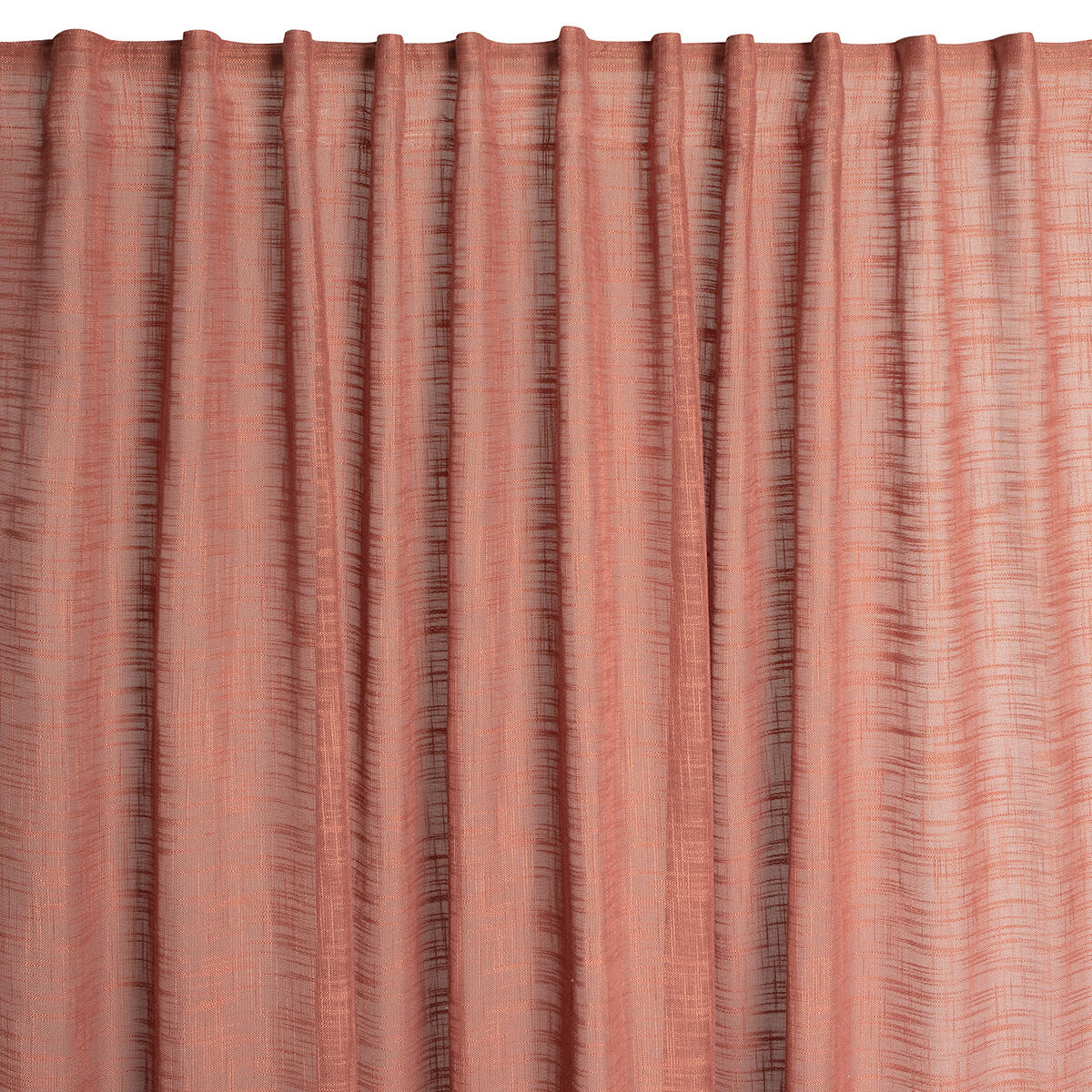 Cortinado fita e/ou presilha Arden 200x280cm vermelho terra - 3