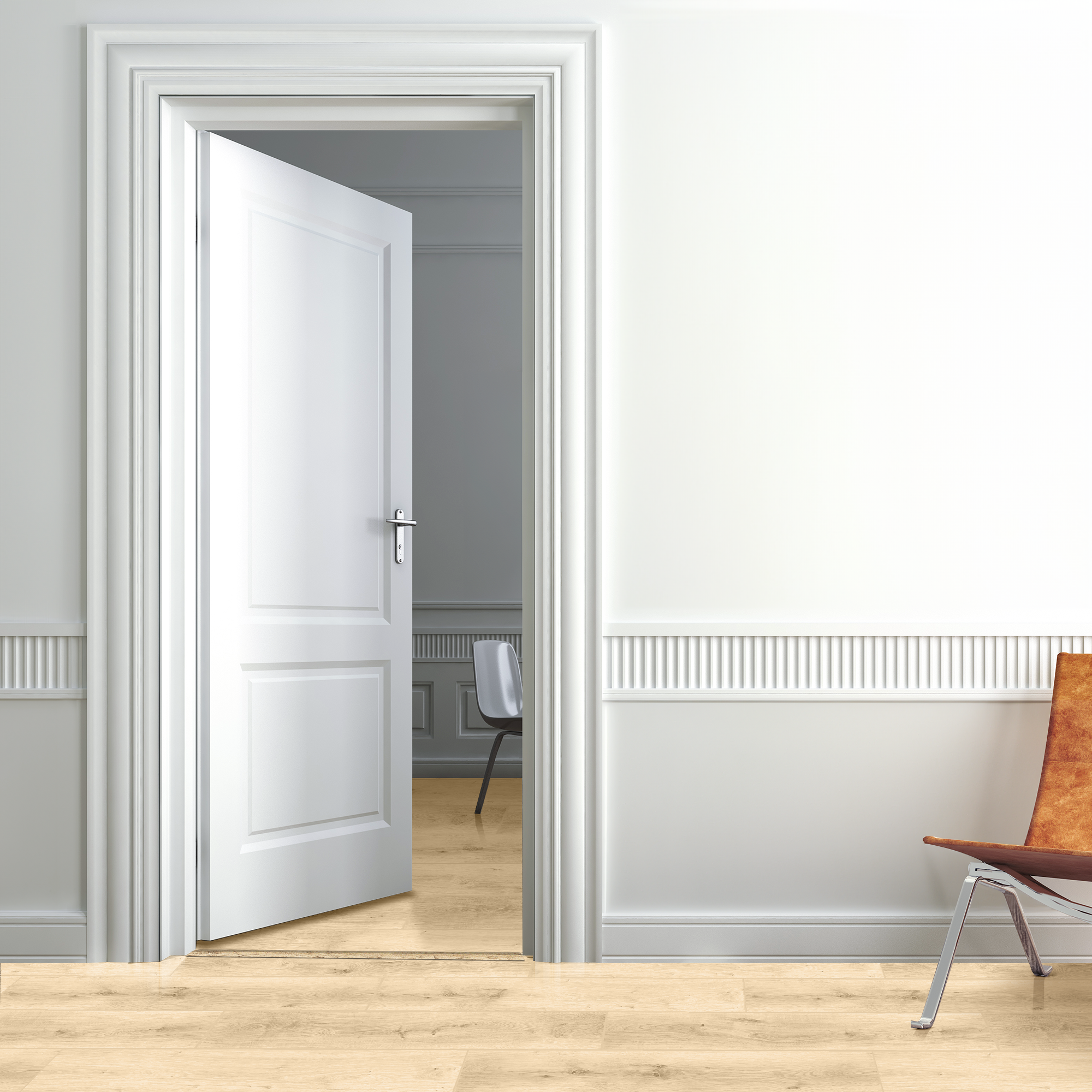 Barre de seuil 4 en 1 alu décor nilo à fixer, l.3.7 cm x L.83 cm ARTENS - 2