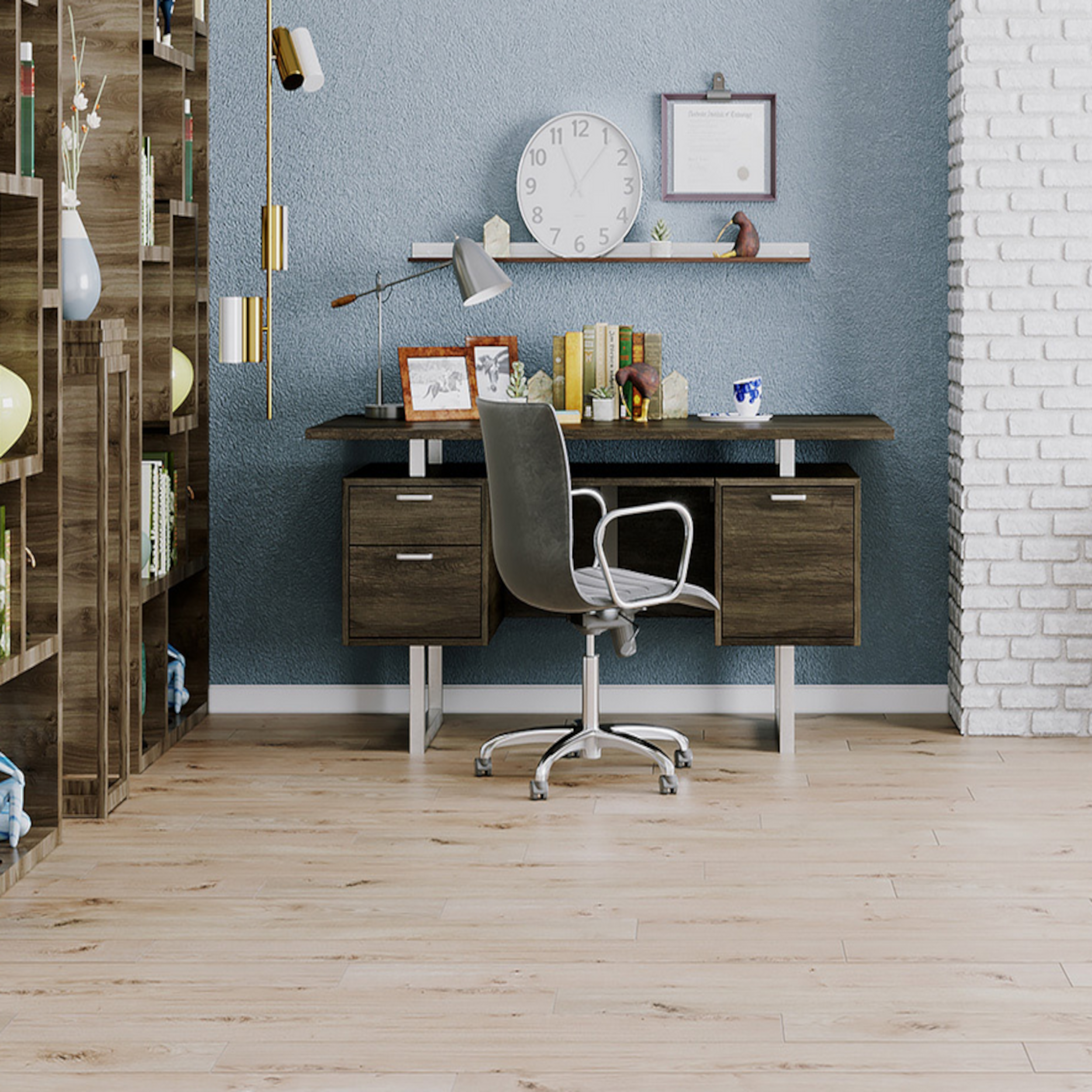 Panele podłogowe laminowane wodoodporne AC6 10 mm Damant Galic - 2