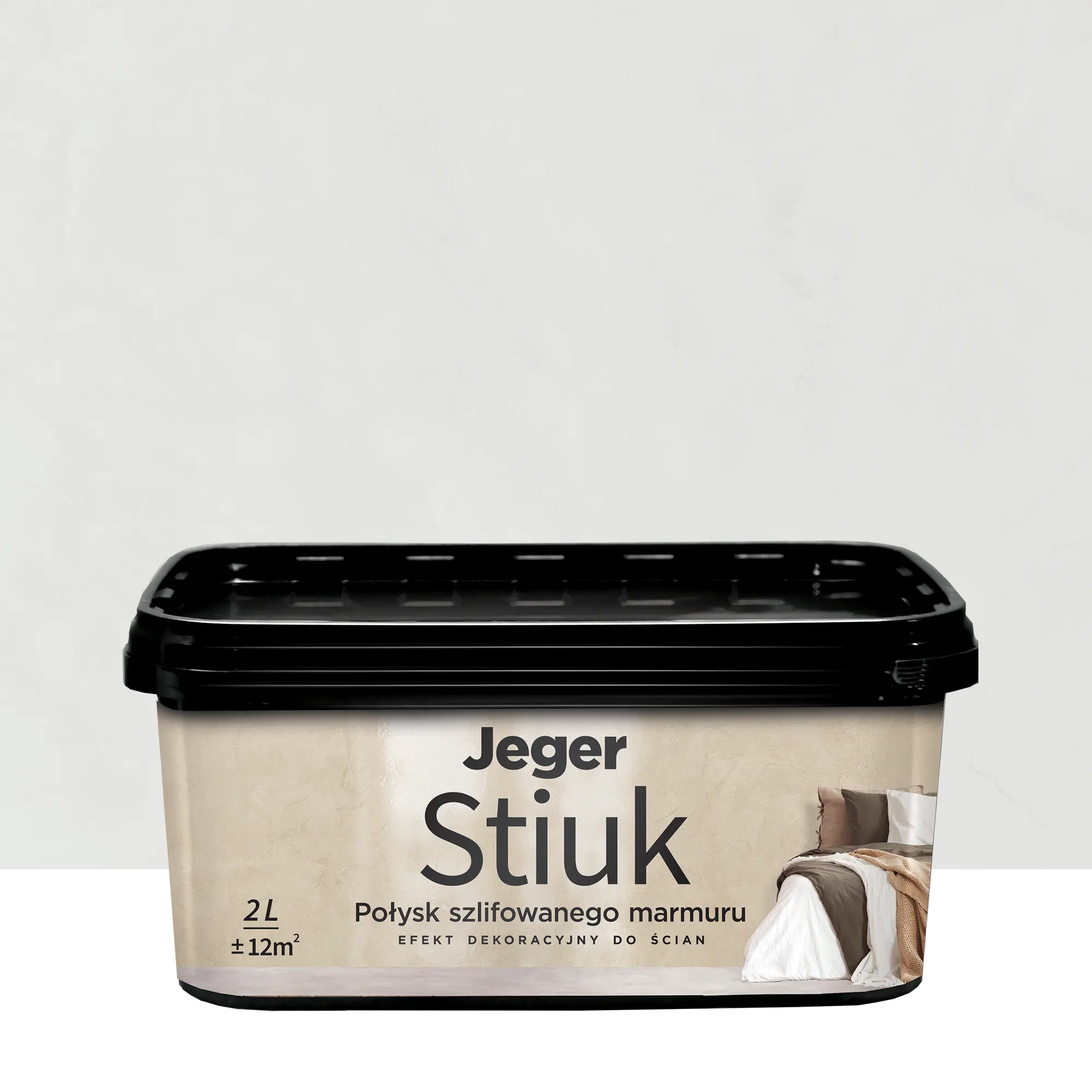 Powłoka dekoracyjna Jeger Stiuk 2 l Alabaster