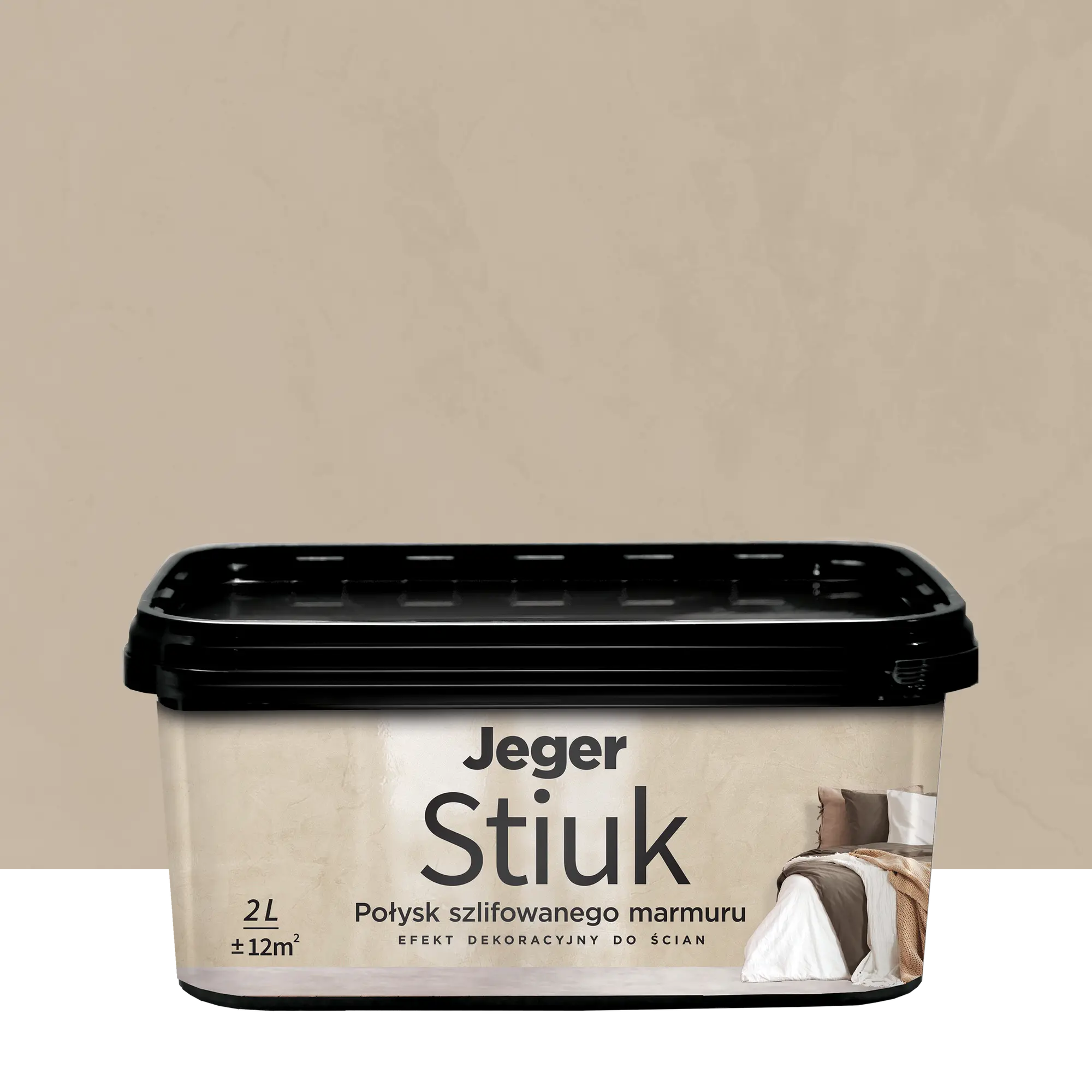 Powłoka dekoracyjna Jeger Stiuk 2 l Terra