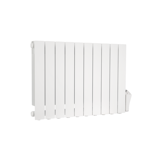 Radiateur électrique à inertie fluide No Name 1800W horizontal blanc