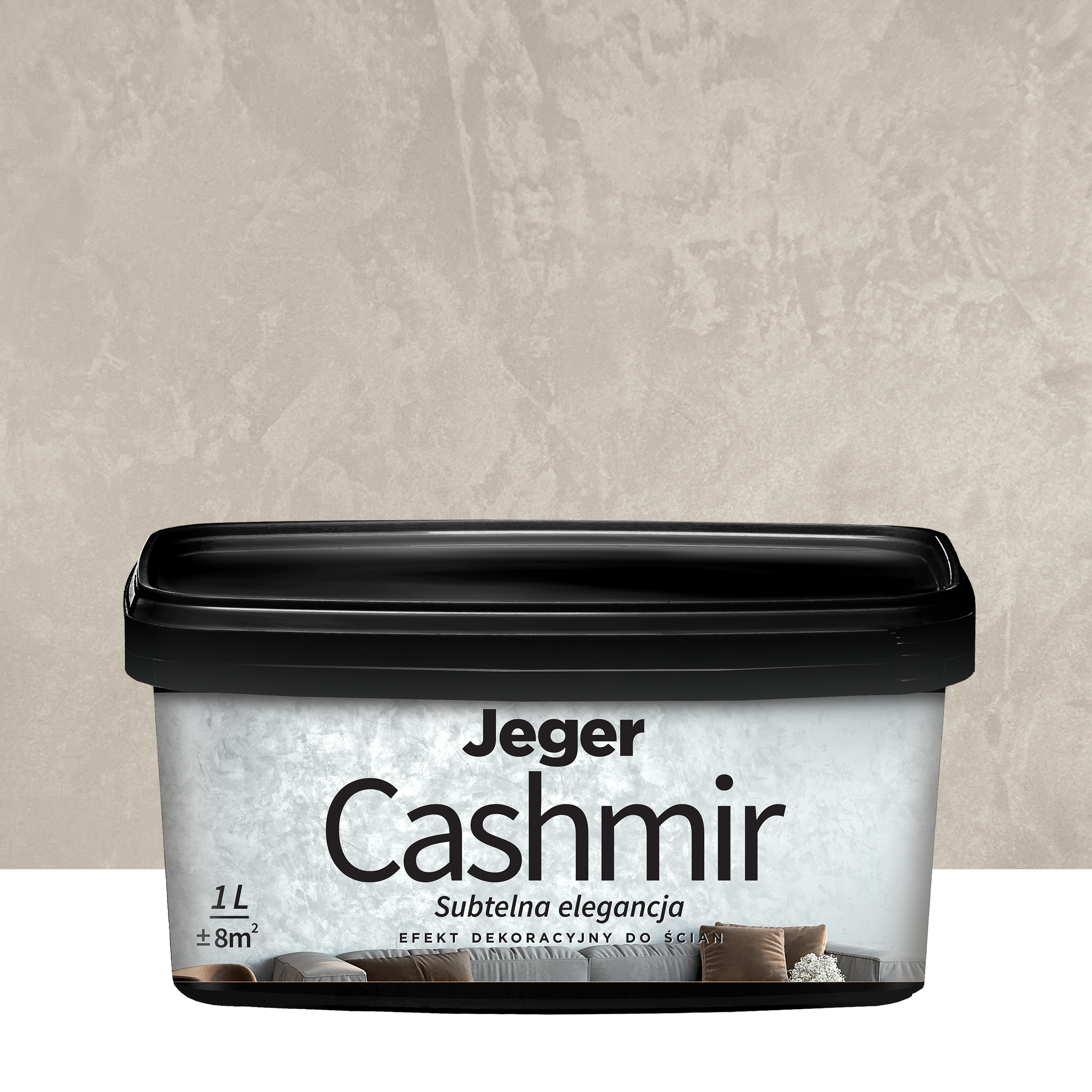 Farba dekoracyjna Cashmere Melton 1 l Jeger