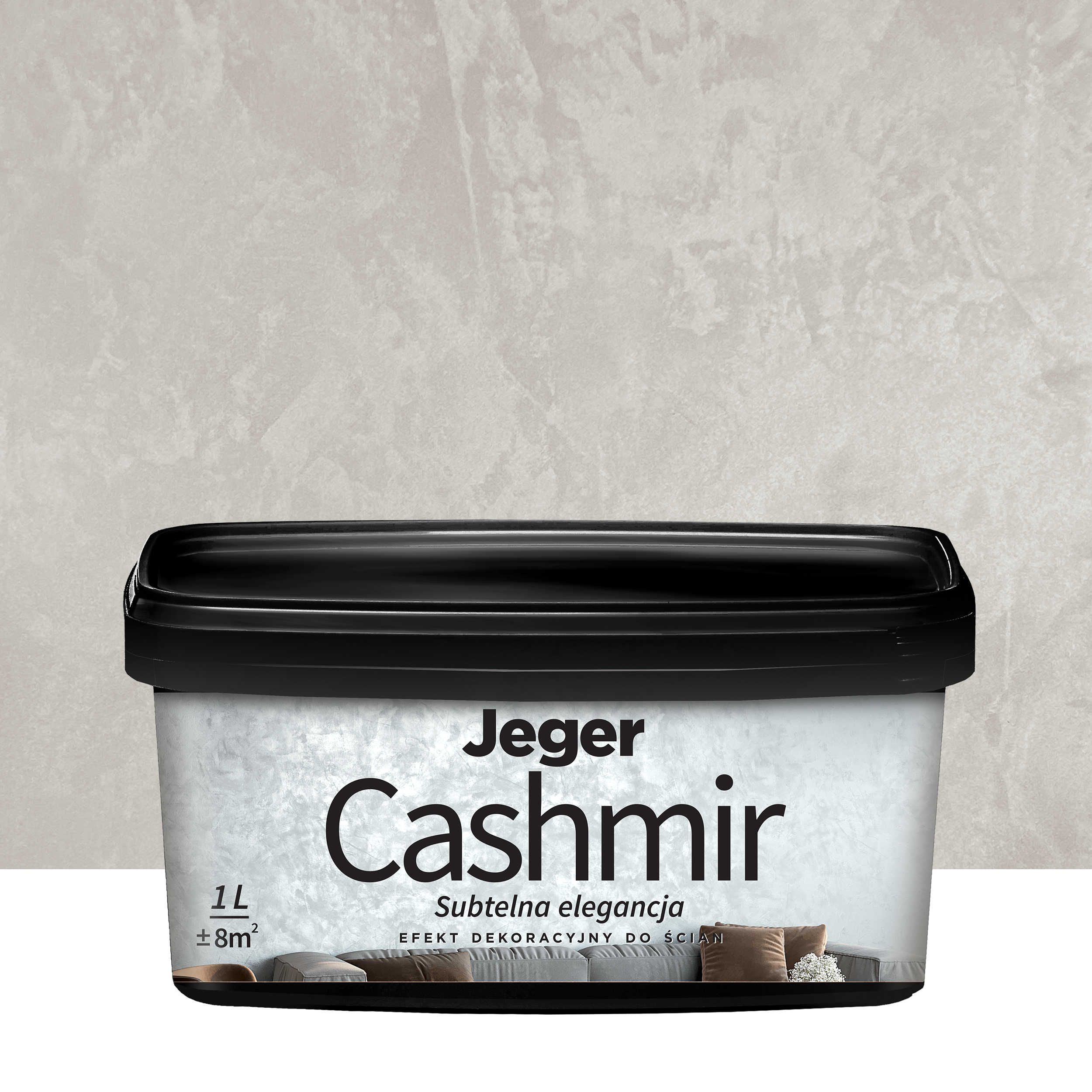 Farba dekoracyjna Cashmere Merino 1 l Jeger