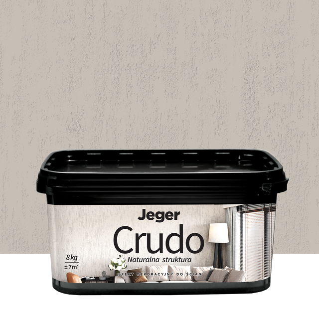 Efekt dekoracyjny Crudo Dust 8 kg Jeger