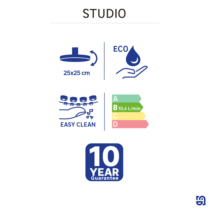 cabeça de duche studio