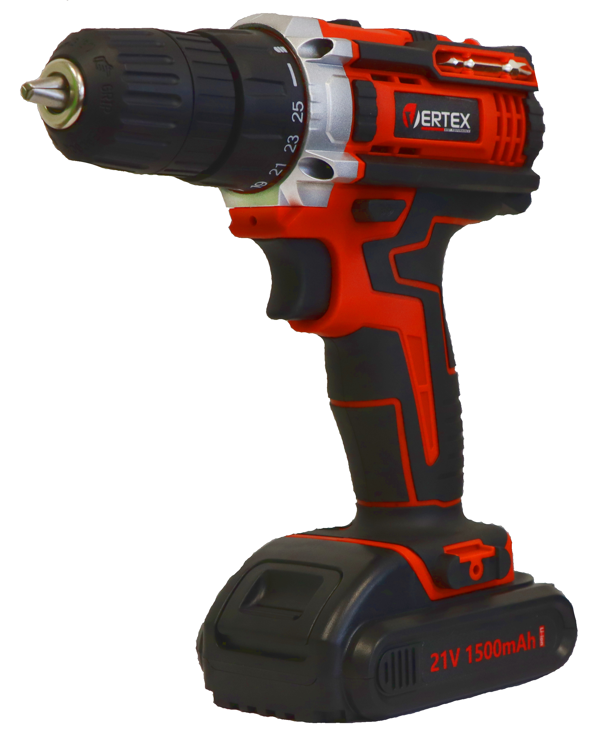 Wiertarko-wkrętarka akumulatorowa 21V 2x1,5Ah VWK2130 VERTEX +24 akcesoria - 5