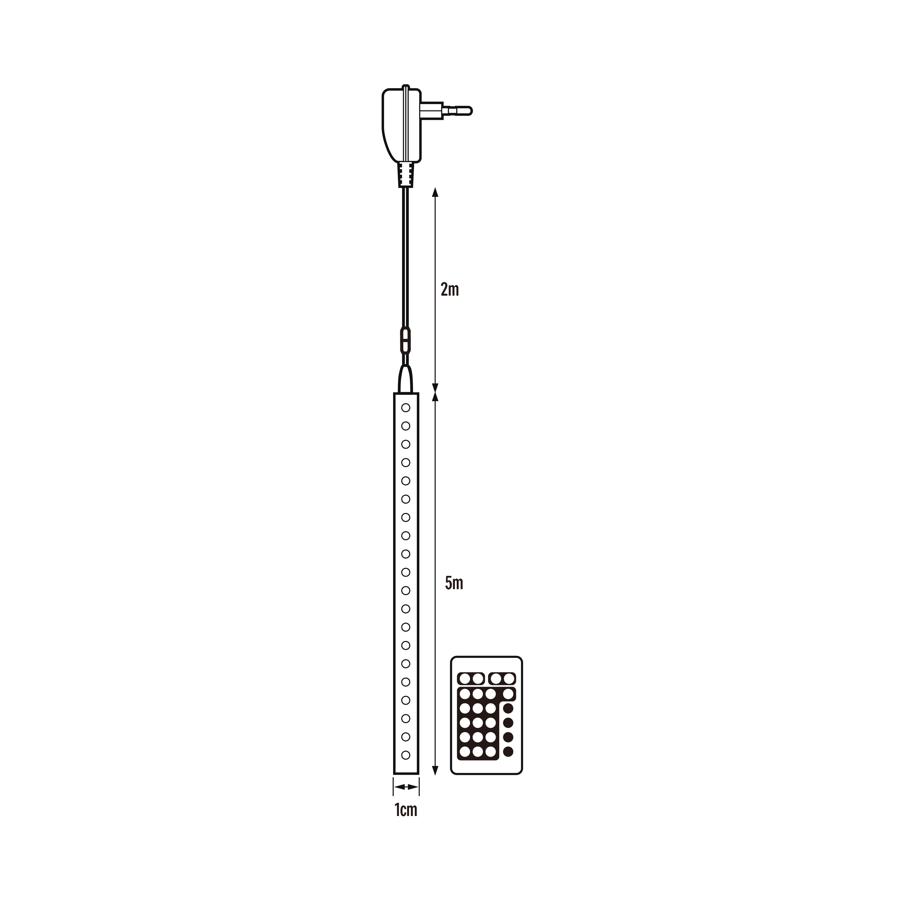Kit fita led RGB 24V RC 5 metros - 5