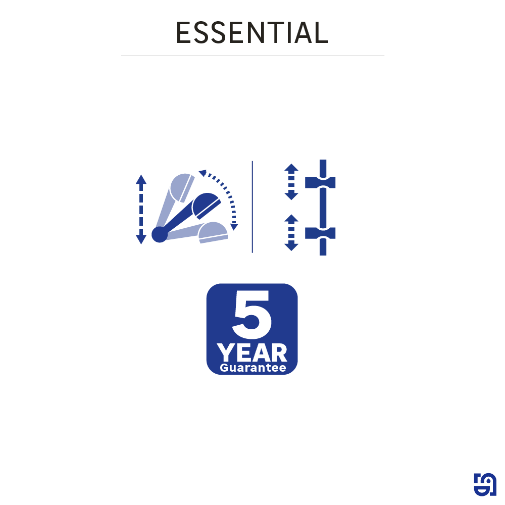 Barra de ducha SENSEA Essential cromado - 8