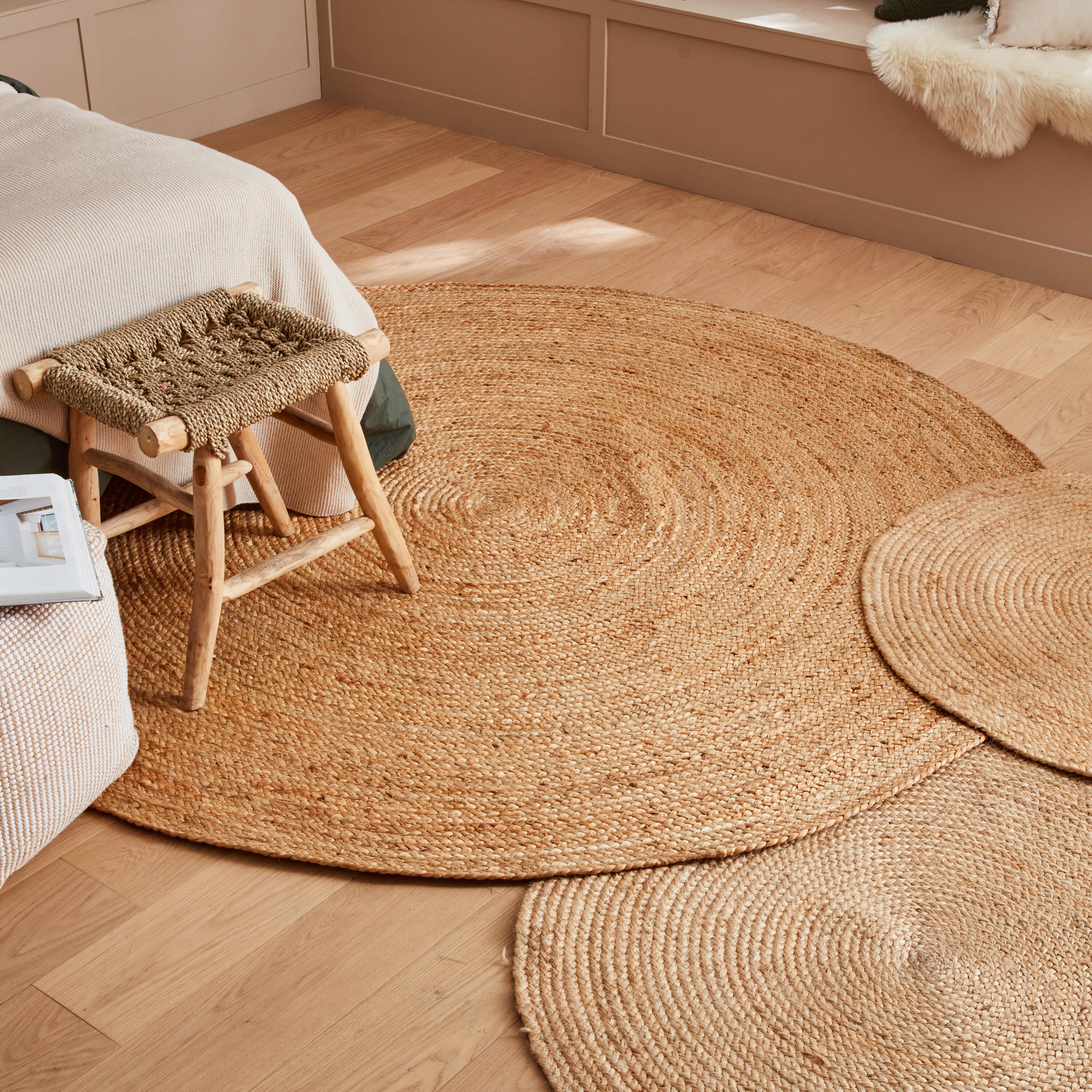 Tapete redondo juta Inspire Nils D100cm - 15