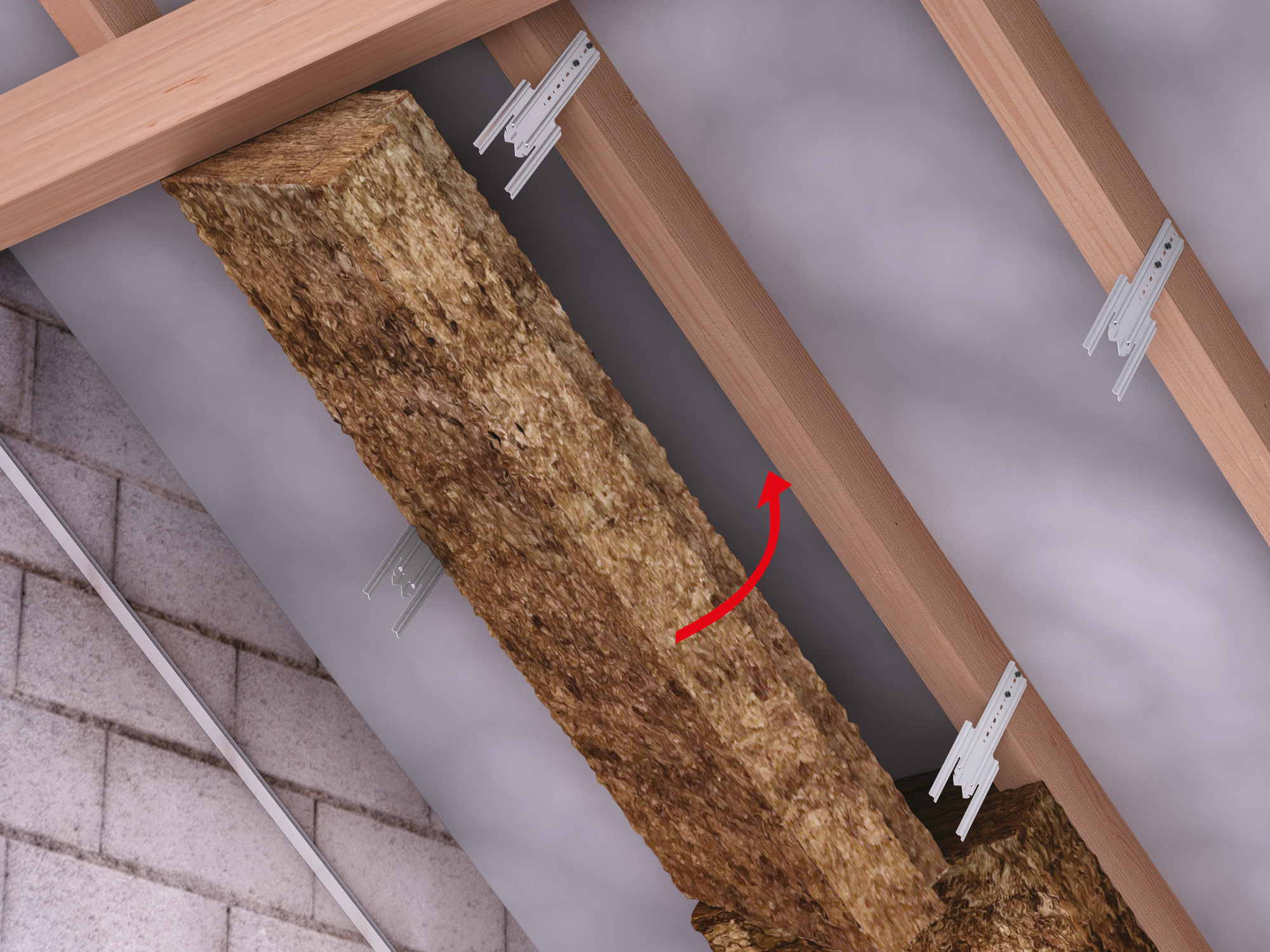 2 panneaux roulés de laine de roche ROCKWOOL Rockcomble evolution, Ep.200mm, 1.3 - 6