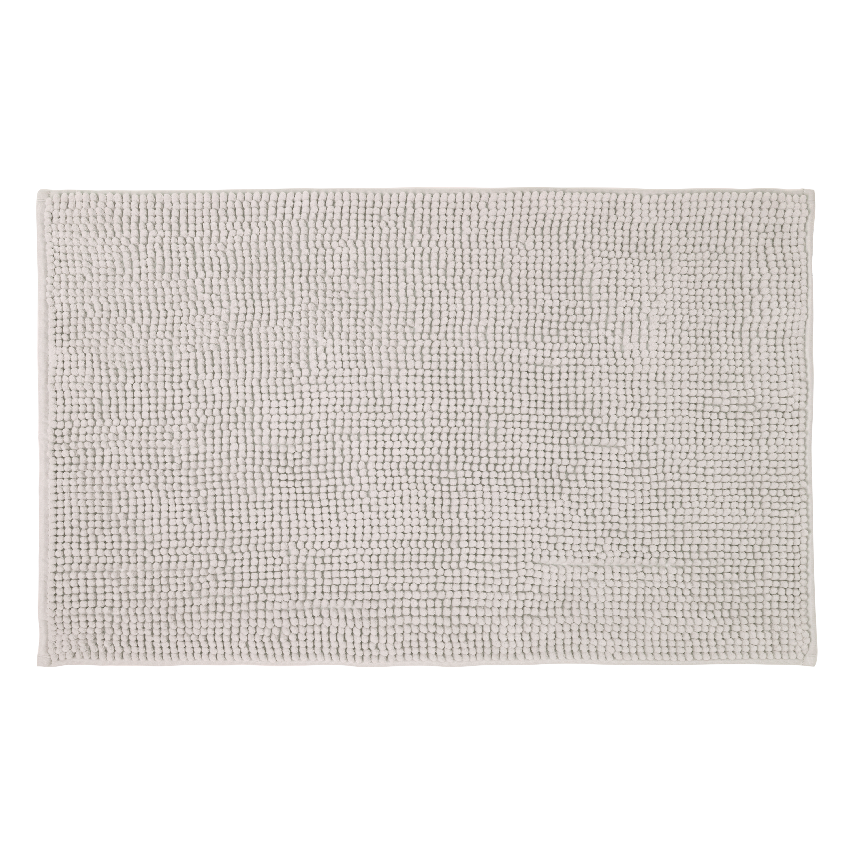 Alfombra de baño rectangular 50x80 cm beige