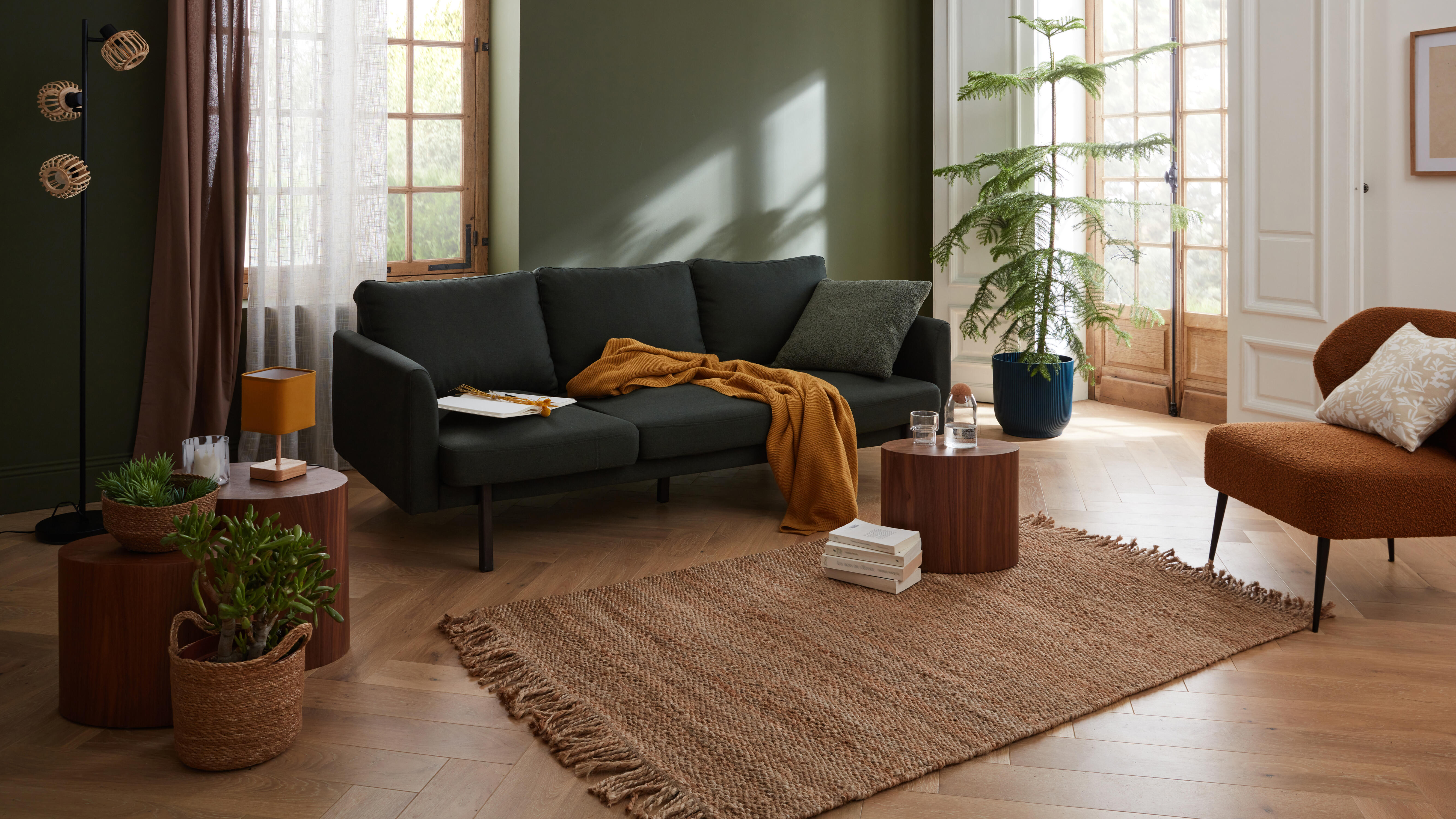 Cortinado fita e/ou presilha Amina 200x280cm trench 6 Inspire - 16