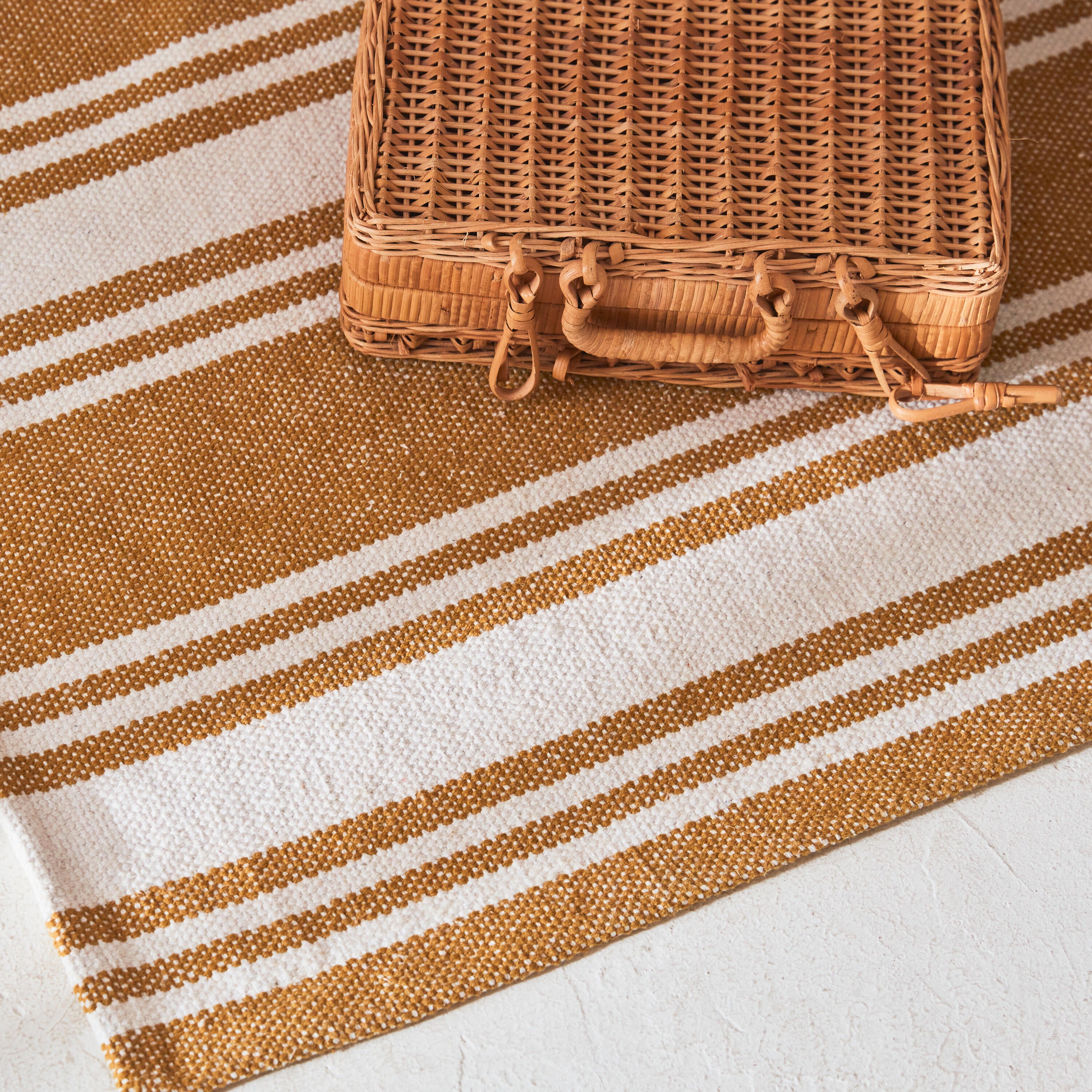 Tapete Aylane 60x120cm pecan/branco Inspire - 6