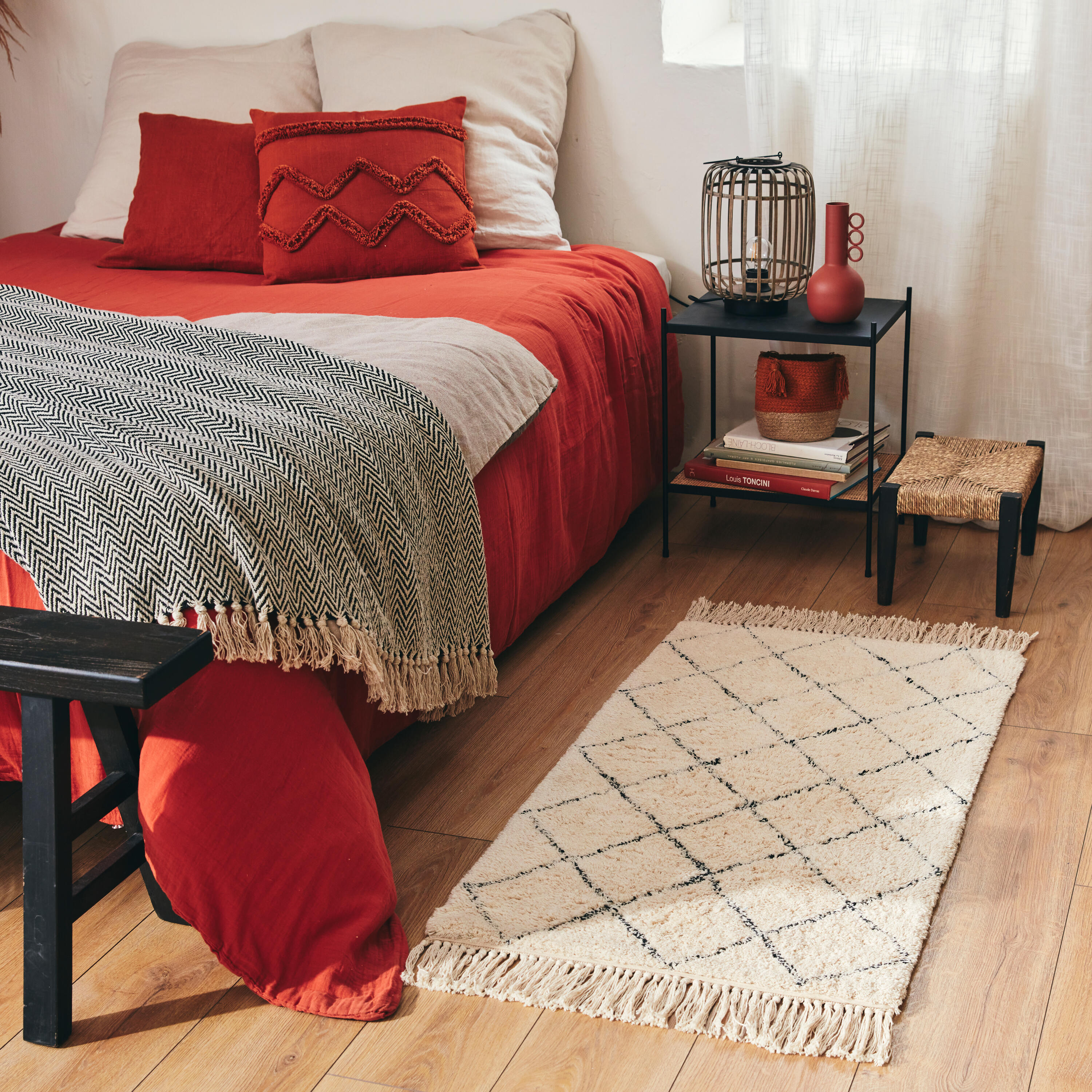 Cortinado fita e/ou presilha Amina 200x280cm trench 6 Inspire - 10