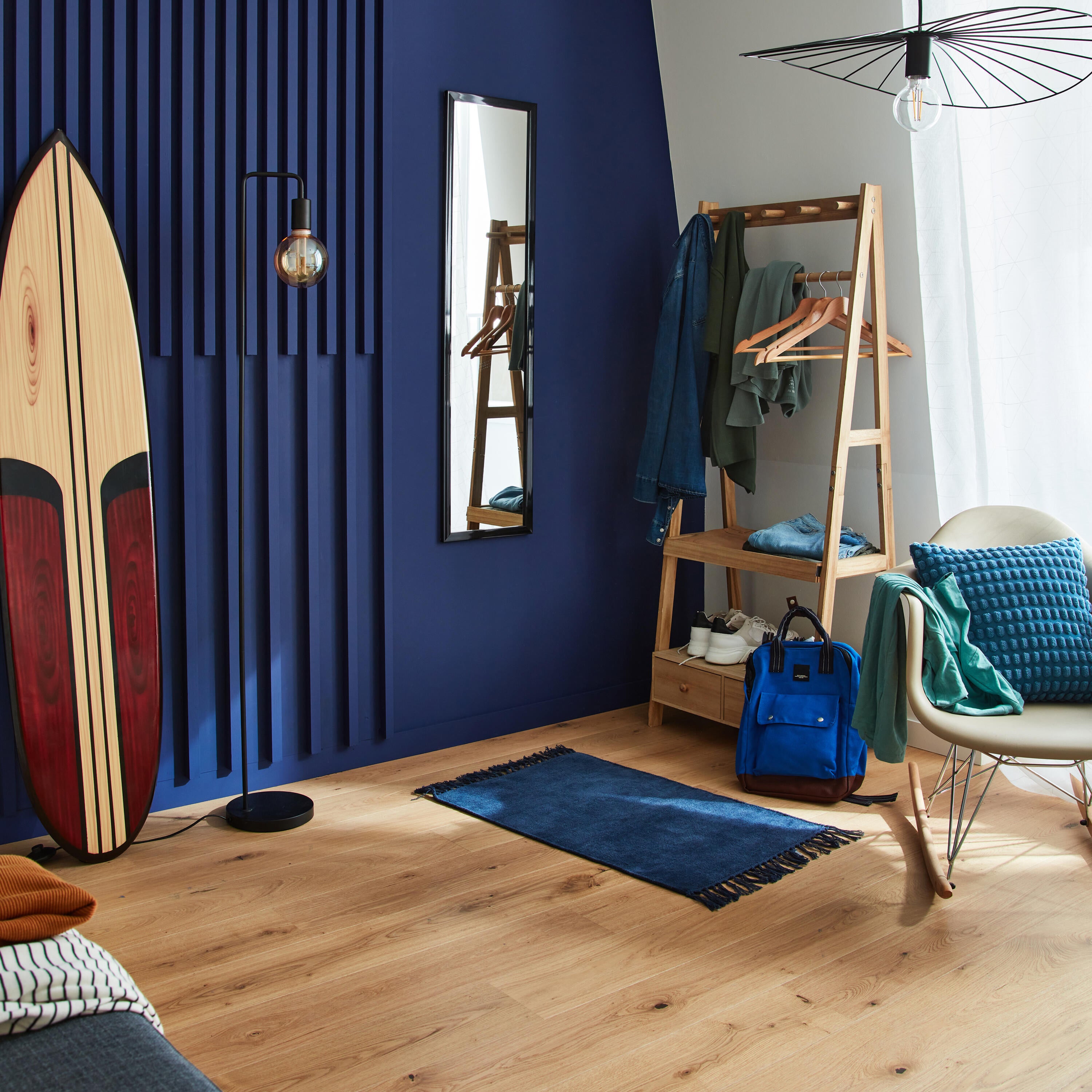 Lustro na drzwi Door czarne 30 x 120 cm Inspire - 6