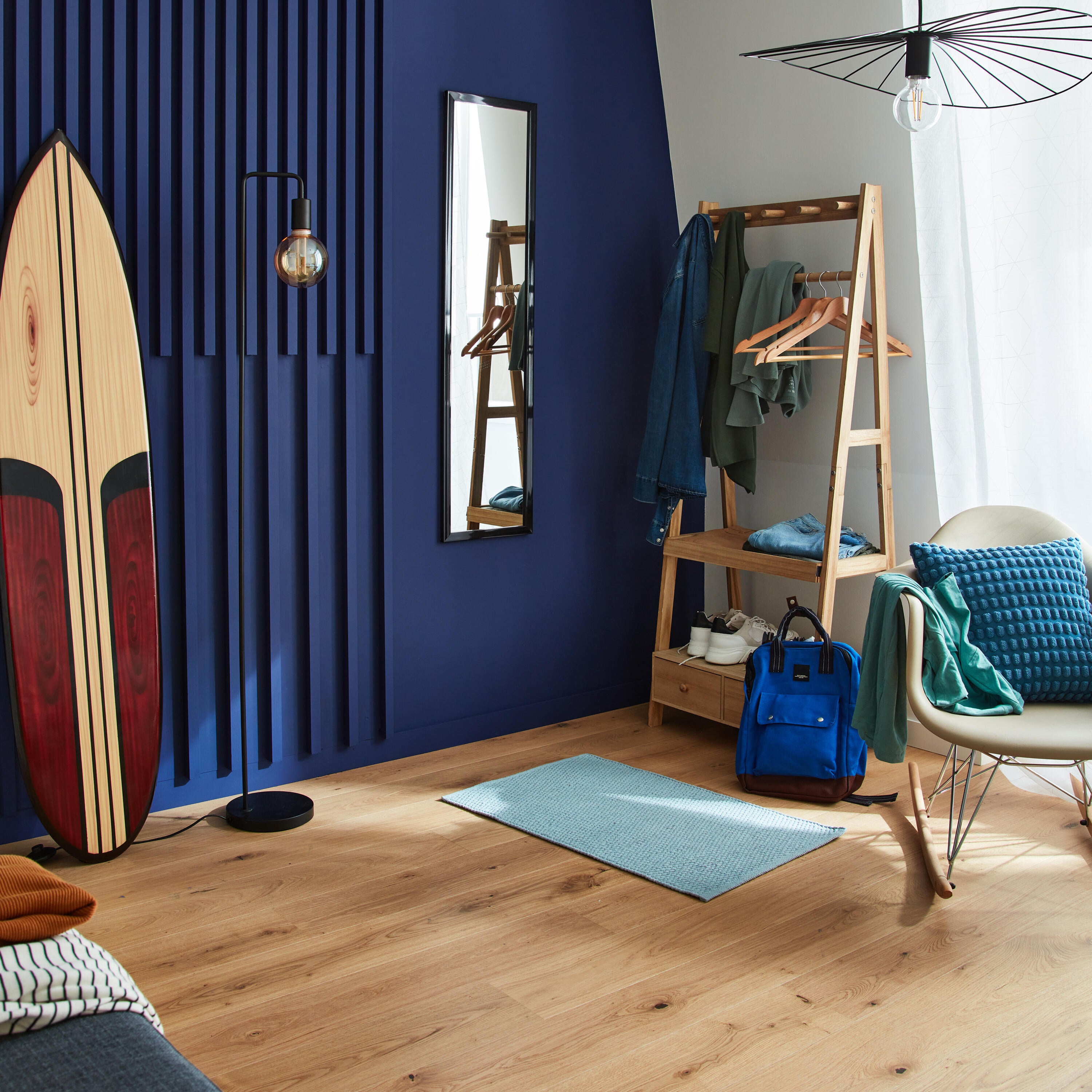 Lampadaire Lina, fer, noir,  H.149 cm INSPIRE, E27 - 6