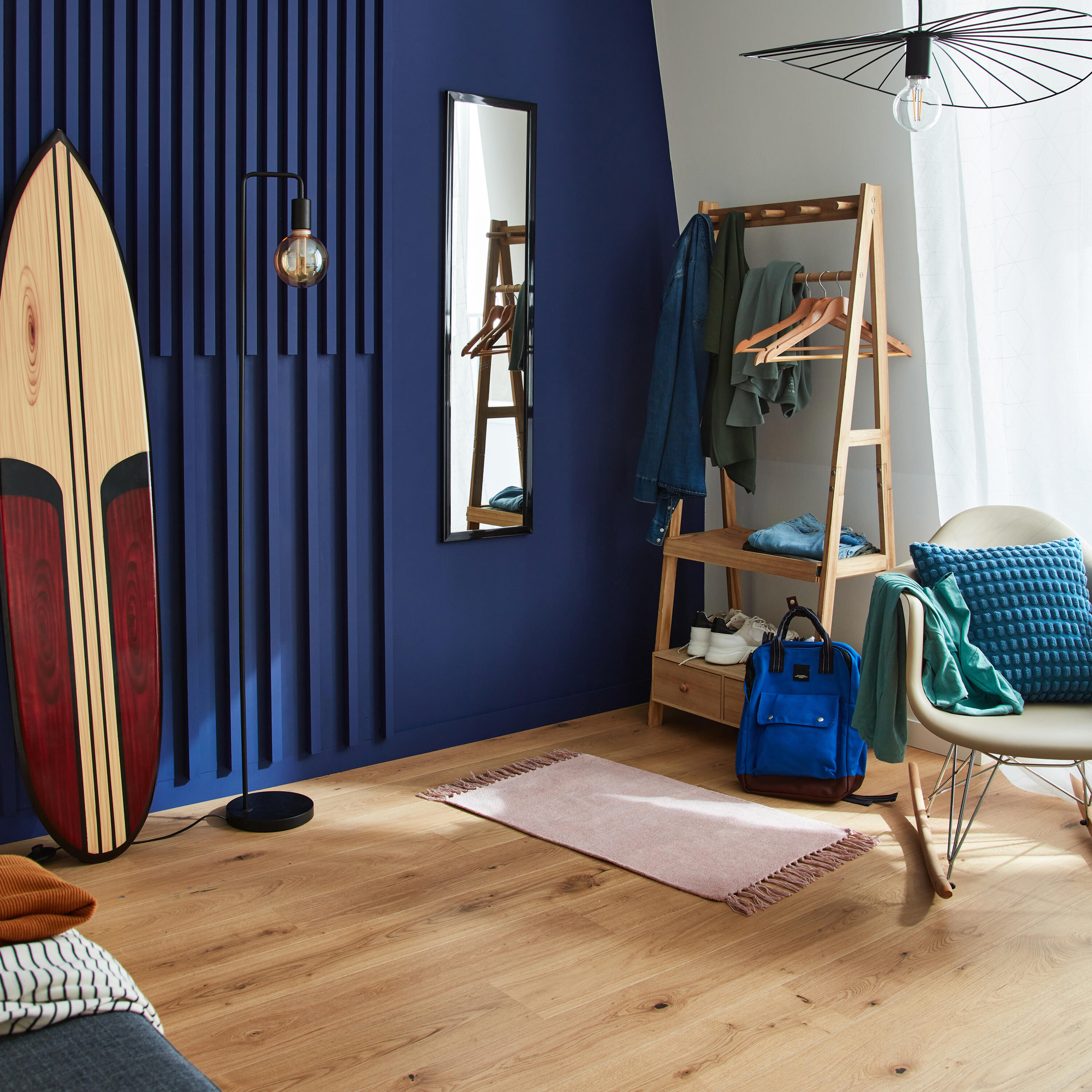 Lampadaire Lina, fer, noir,  H.149 cm INSPIRE, E27 - 4