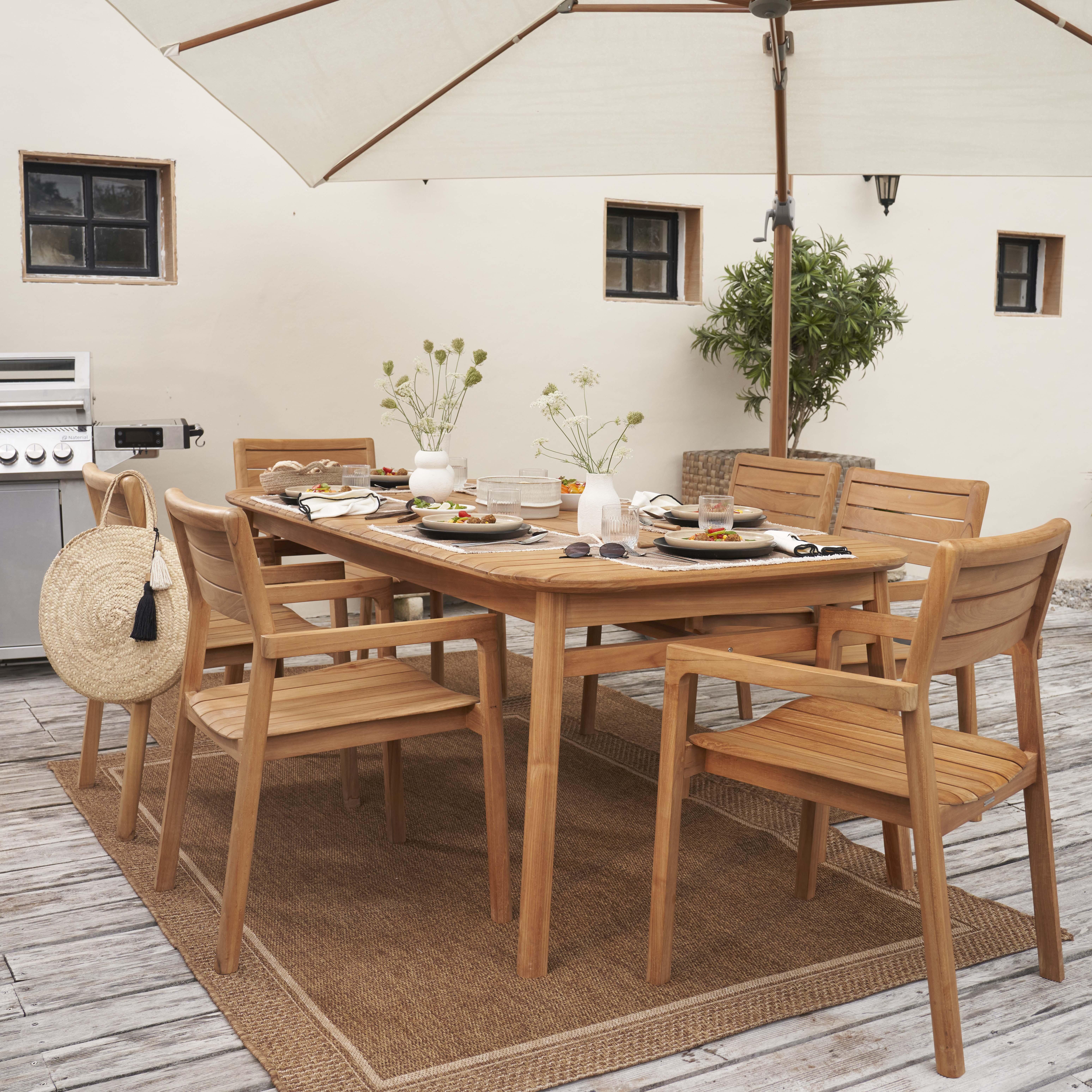 Alfombra exterior/interior polipropileno pelo corto INSPIRE Emma Border  beige  120x170cm - 11