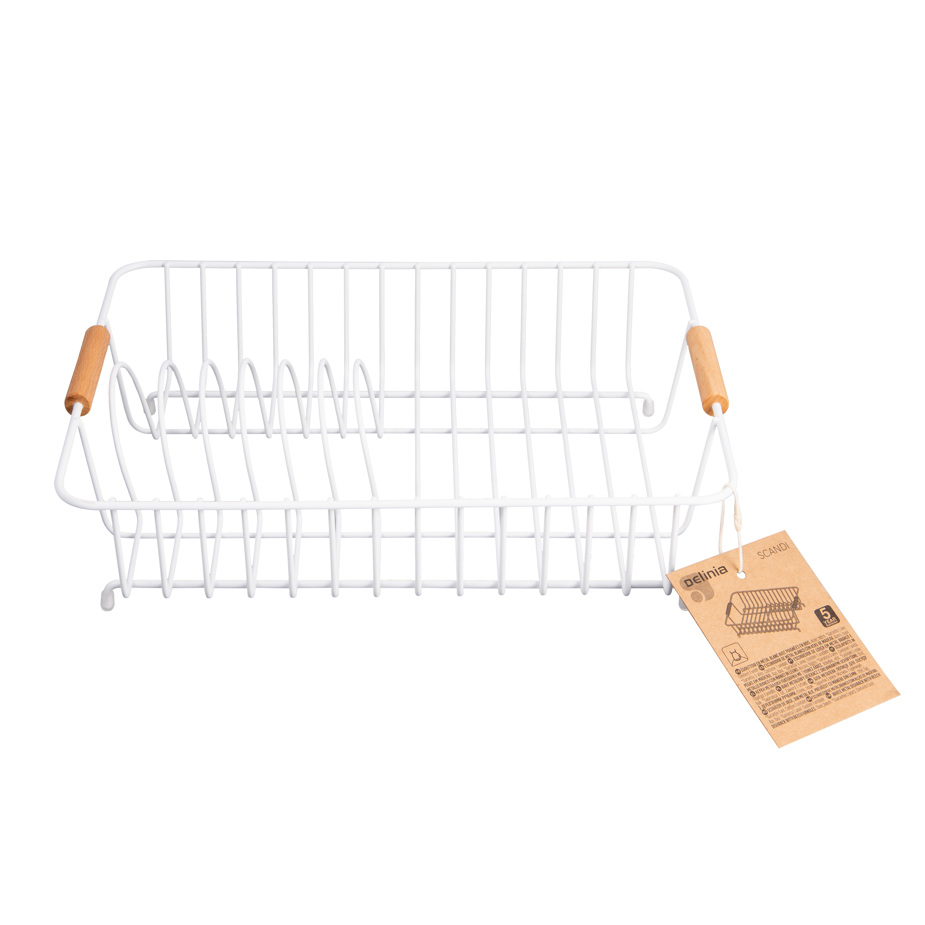 Égouttoir à vaisselle DELINIA acier blanc 27 cm - 11