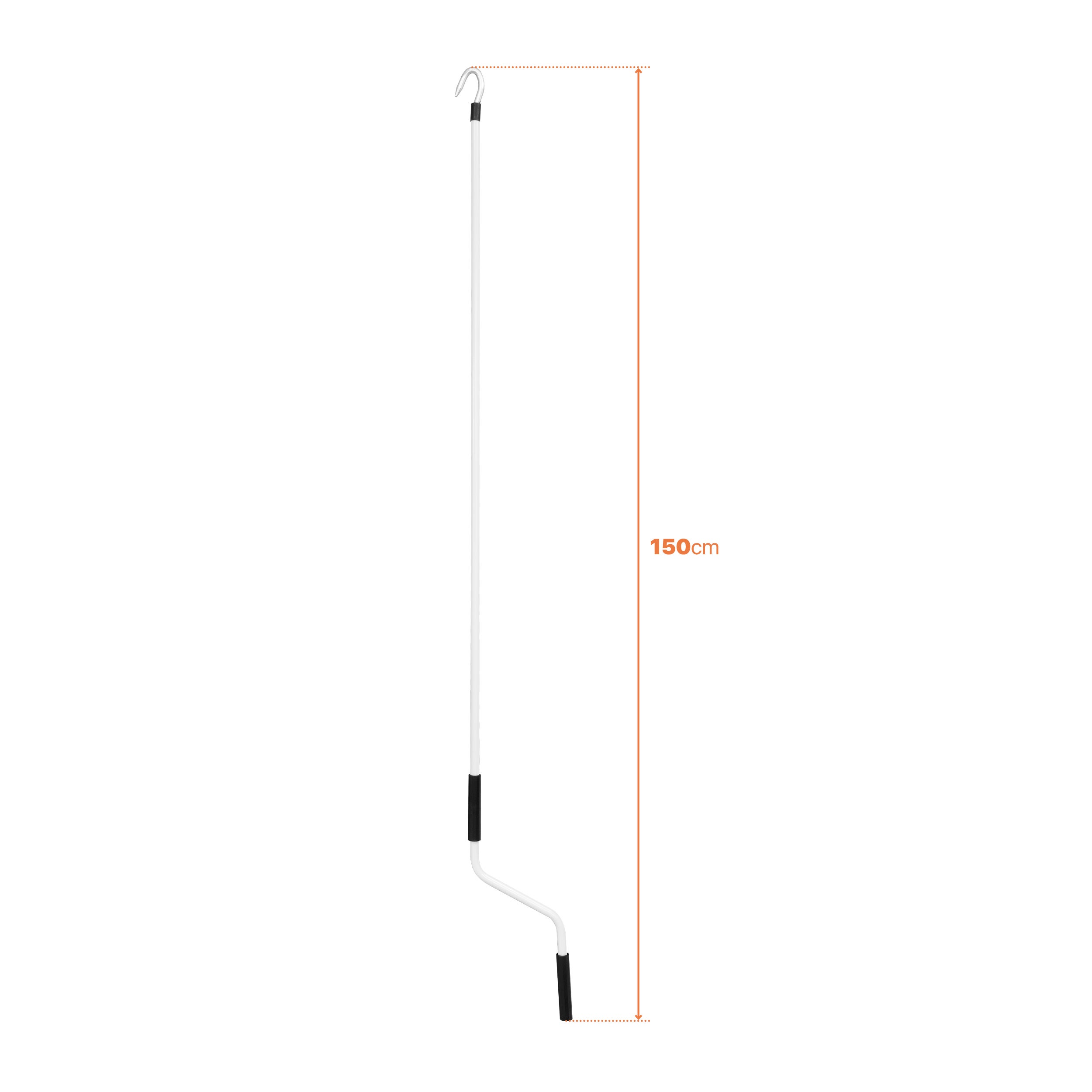 Manivela para toldo de aço branco de 150 cm - 3