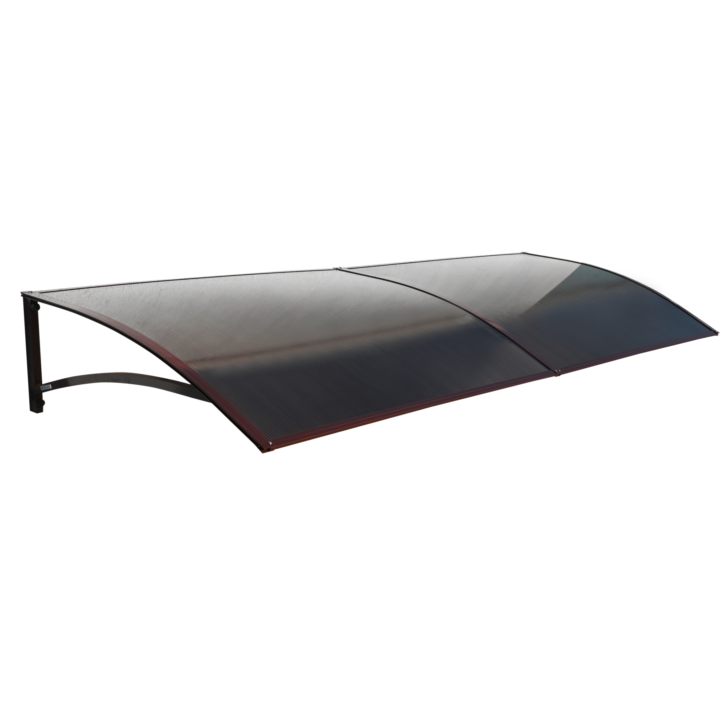 Daszek nad drzwiowy Arco pro max brąz 160x90 cm Robelit