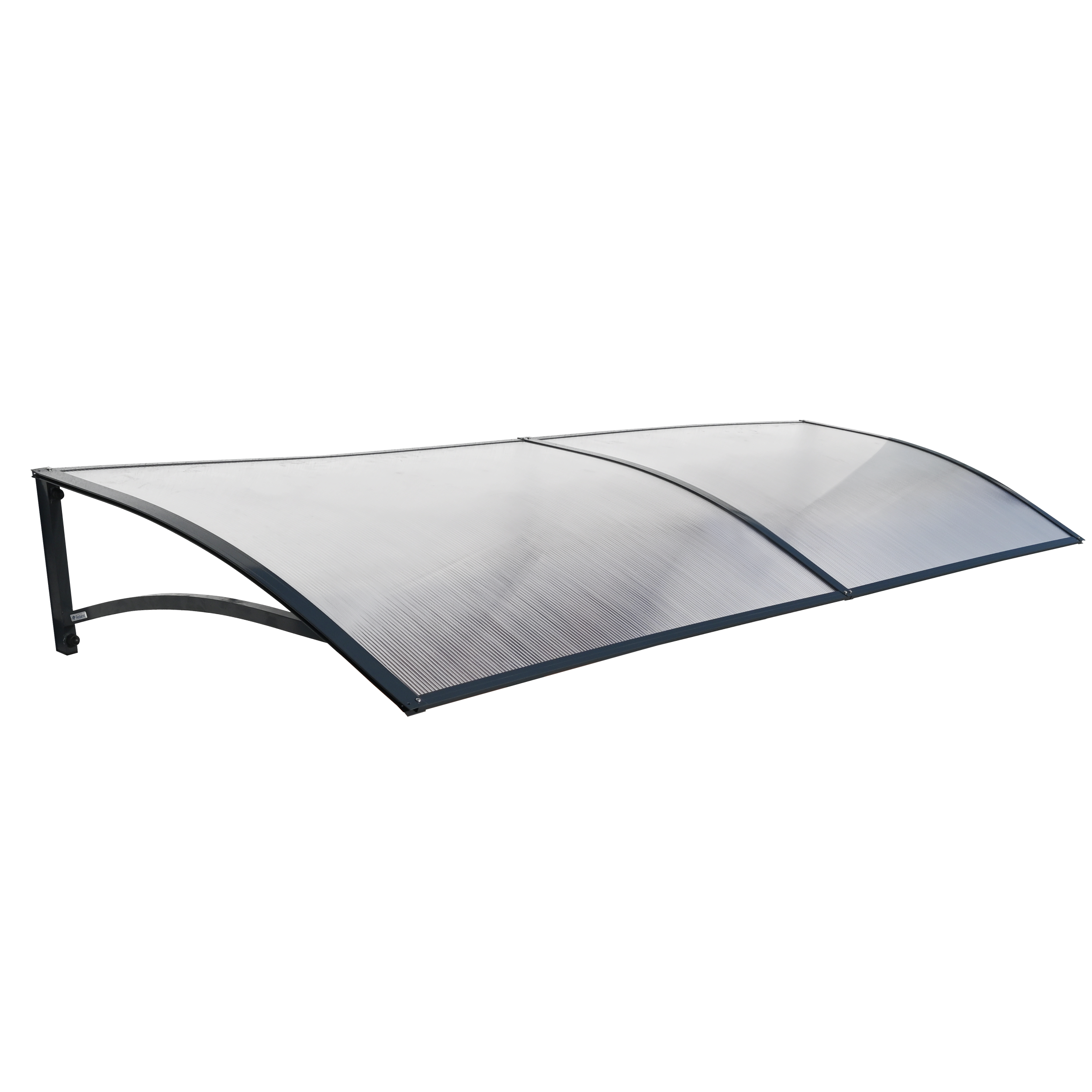 Daszek nad drzwiowy Arco pro max antracyt 160x90 cm Robelit