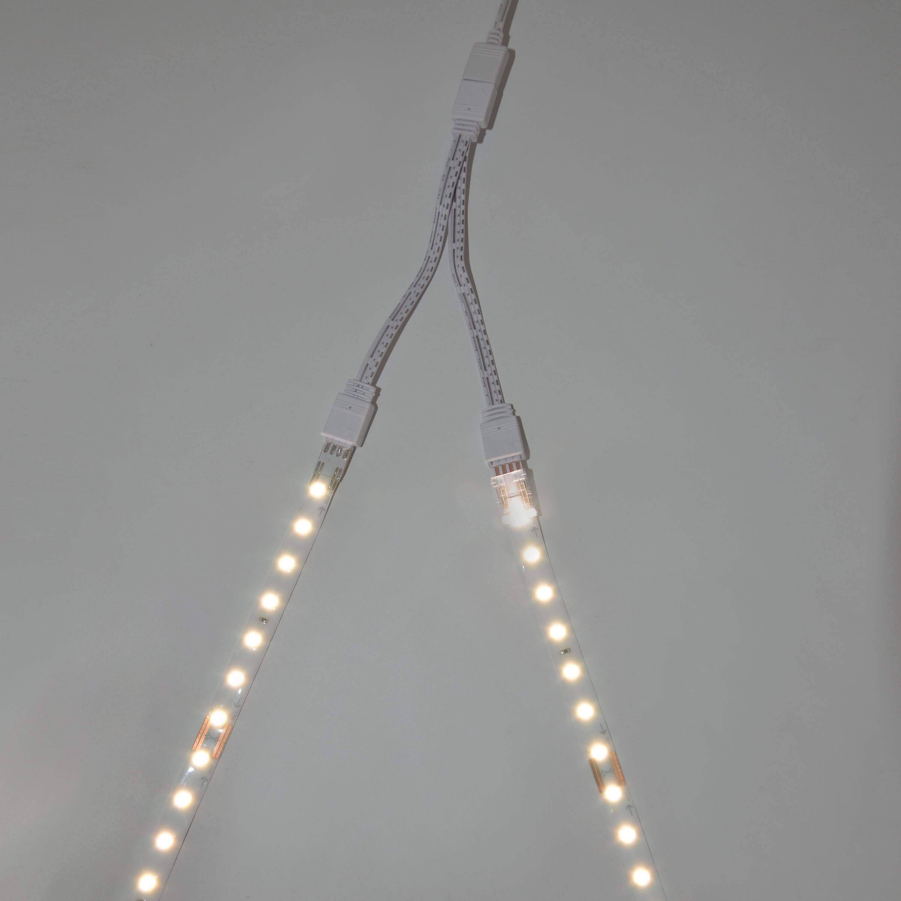 Lot de 1 connecteur Y + 1 plat pour Ruban LED Cutflexi ou Albo INSPIRE - 4