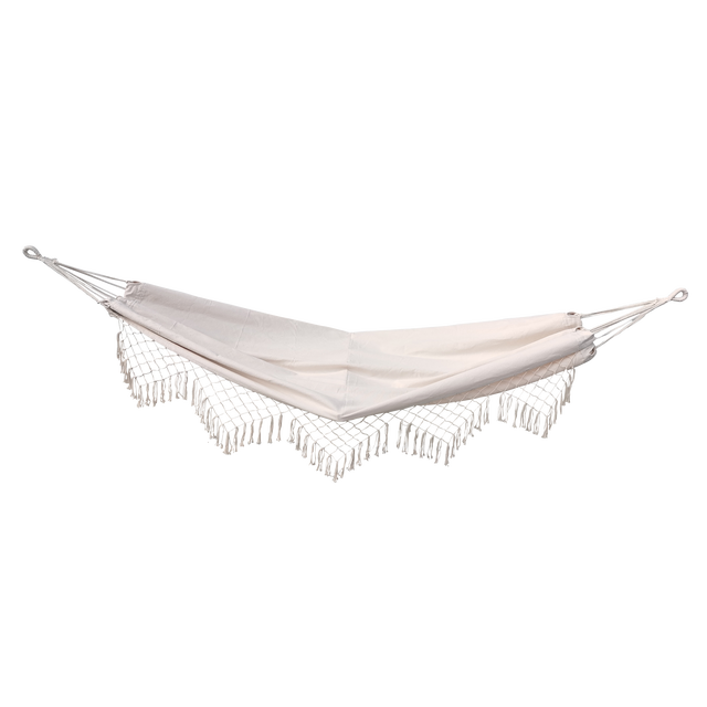 Hamak ogrodowy Boho beżowy