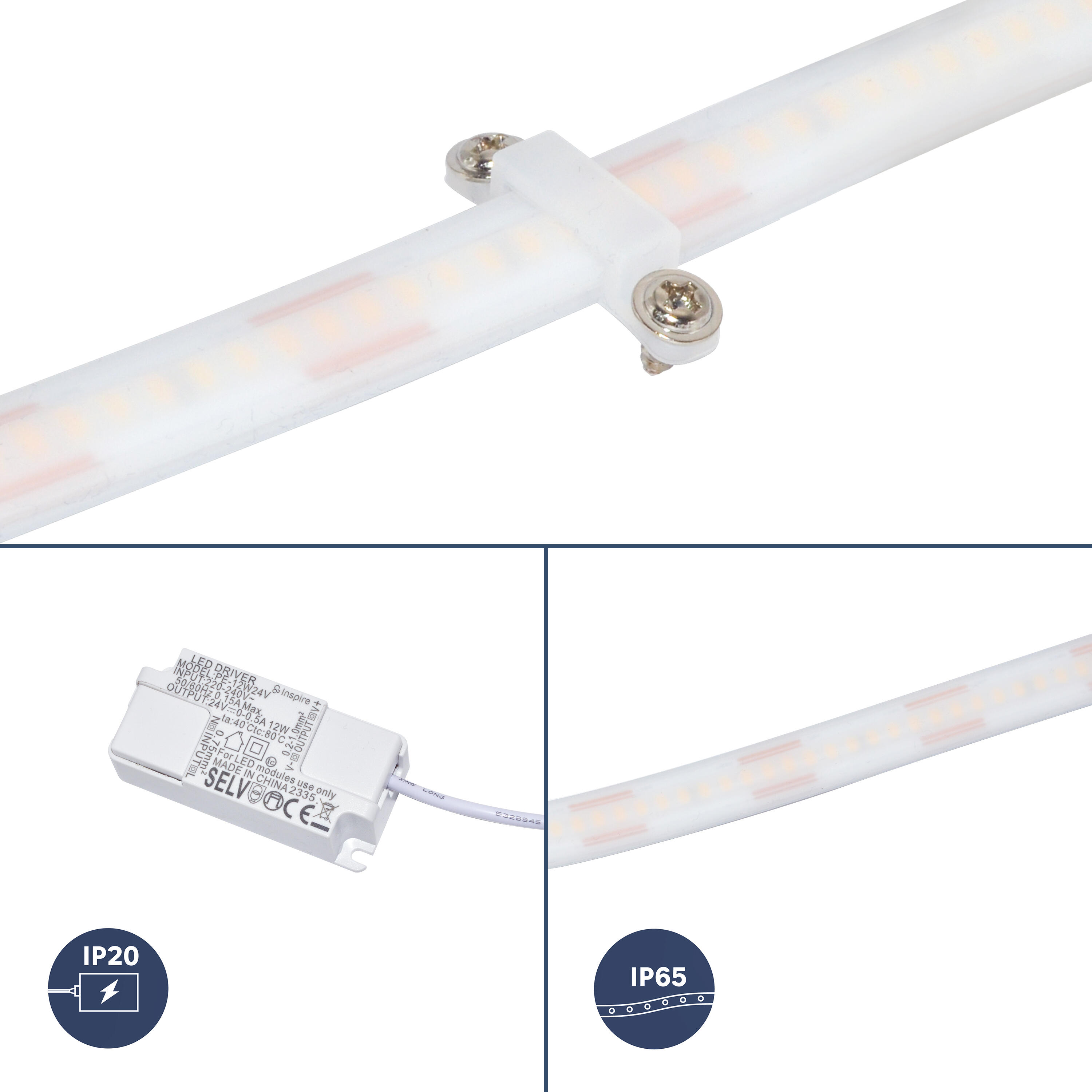 Kit ruban LED COB L.3 m, blanc neutre 400 Kelvins, 1000 Lm/m, Melti INSPIRE - 6