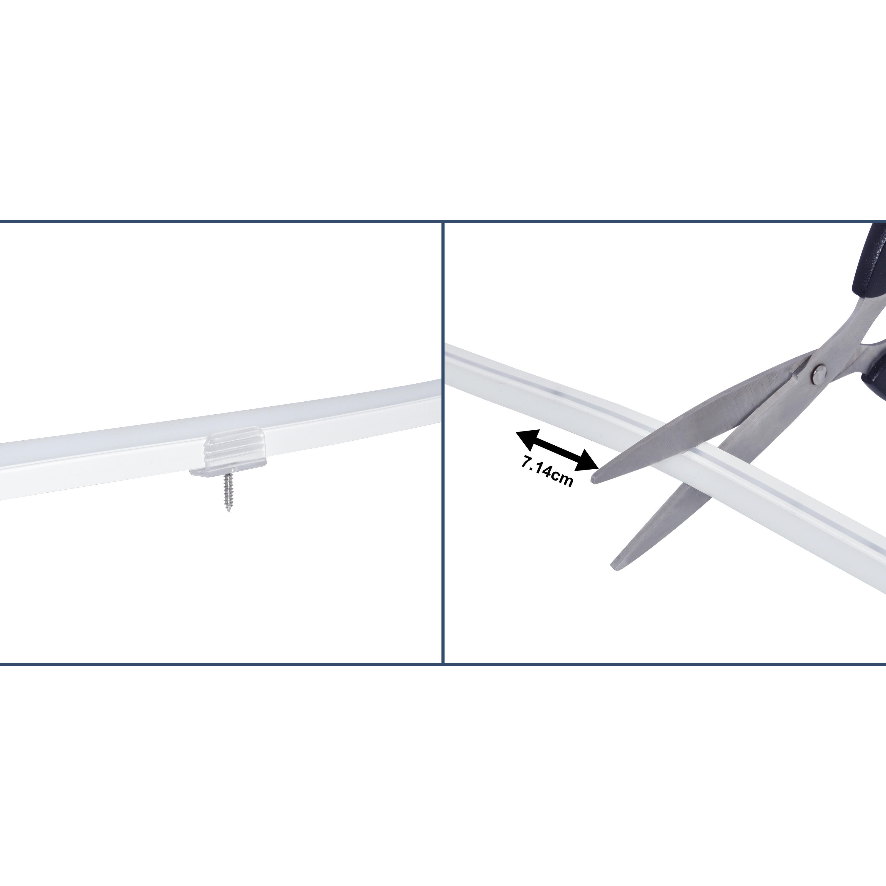 Kit tira LED 220-240V SMD 5050 INSPIRE IP20 apto para zonas secas luz RGB 5 metros corte c/7.14cm - 6