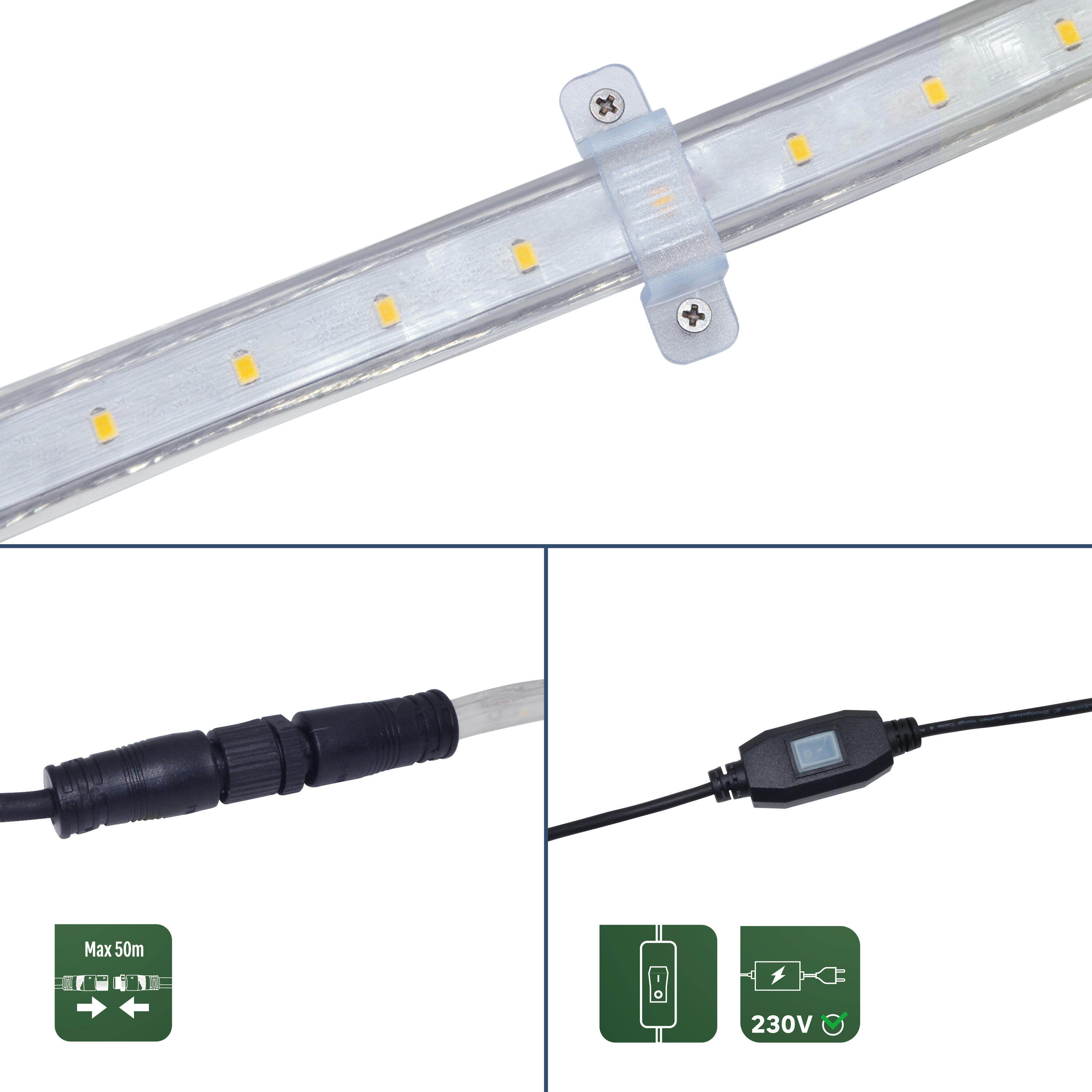 Tira led Flex Inspire 10 metros 6500K 1000LM IP44 - 6