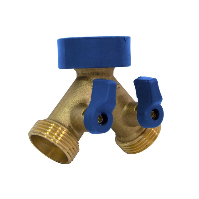 Distribuidor grifo 2 salidas con llave roscas Macho 3/4