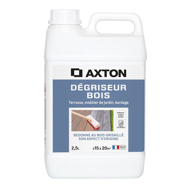 Dégriseur Éclaircissant pour bois AXTON 2.5L