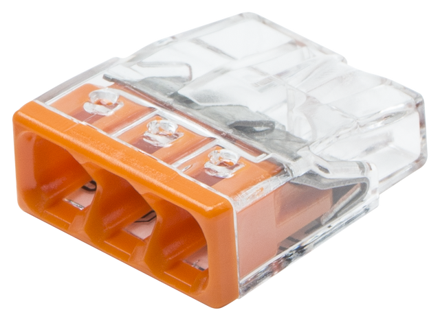 Złącze automatyczne szybkozłączka 3x2,5 mm 20 szt. MINI WAGO