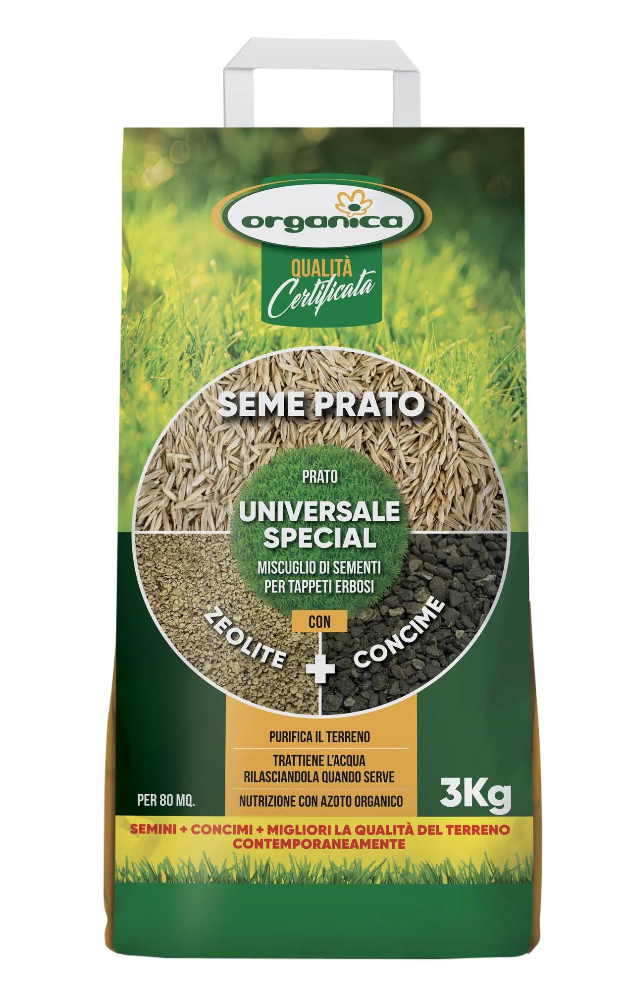Semi Prato Buona Luna 1kg | Copertura 40 Mq, Crescita Rapida E Calpestabile