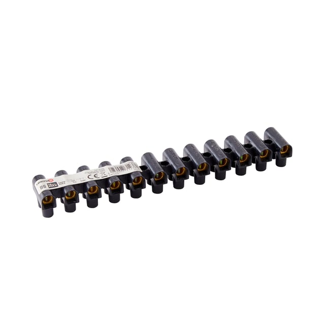 Barrette de 12 dominos électriques, 16mm² pour rigide et souple LEXMAN