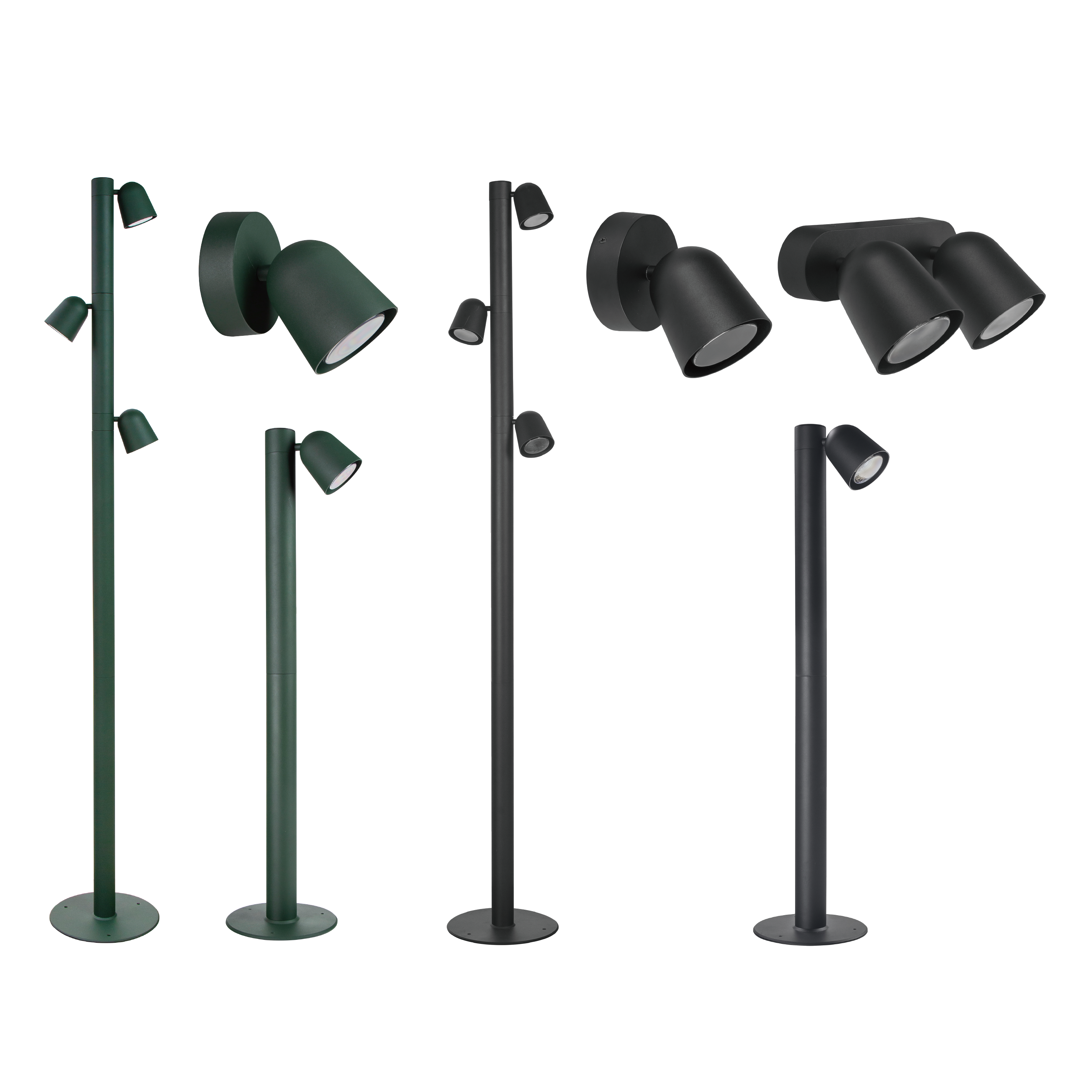 Kinkiet zewnętrzny Philly czarny GU10 IP44 Inspire - 10