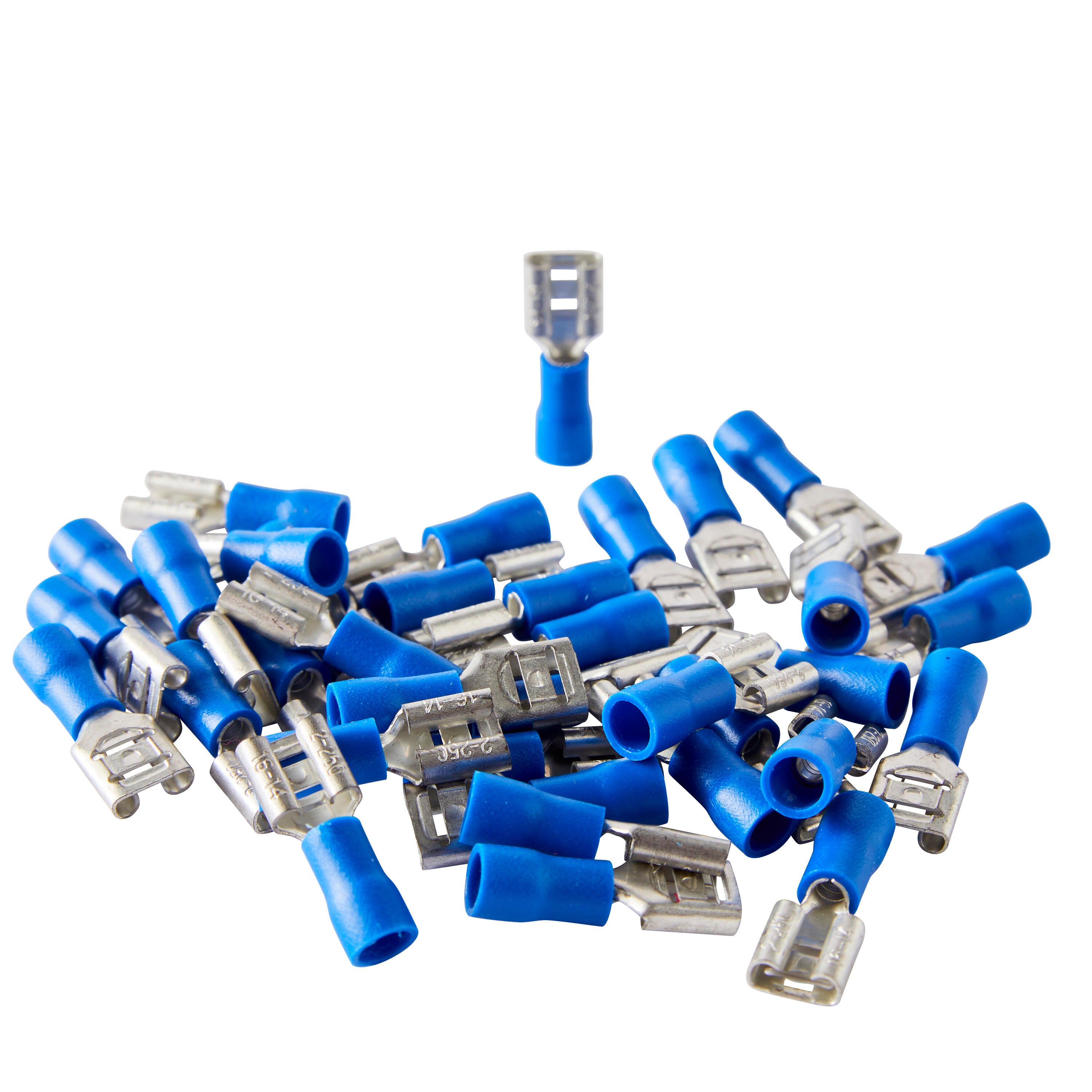 50 terminales plano 1.5-2.5mm/6.3 lexman - 2