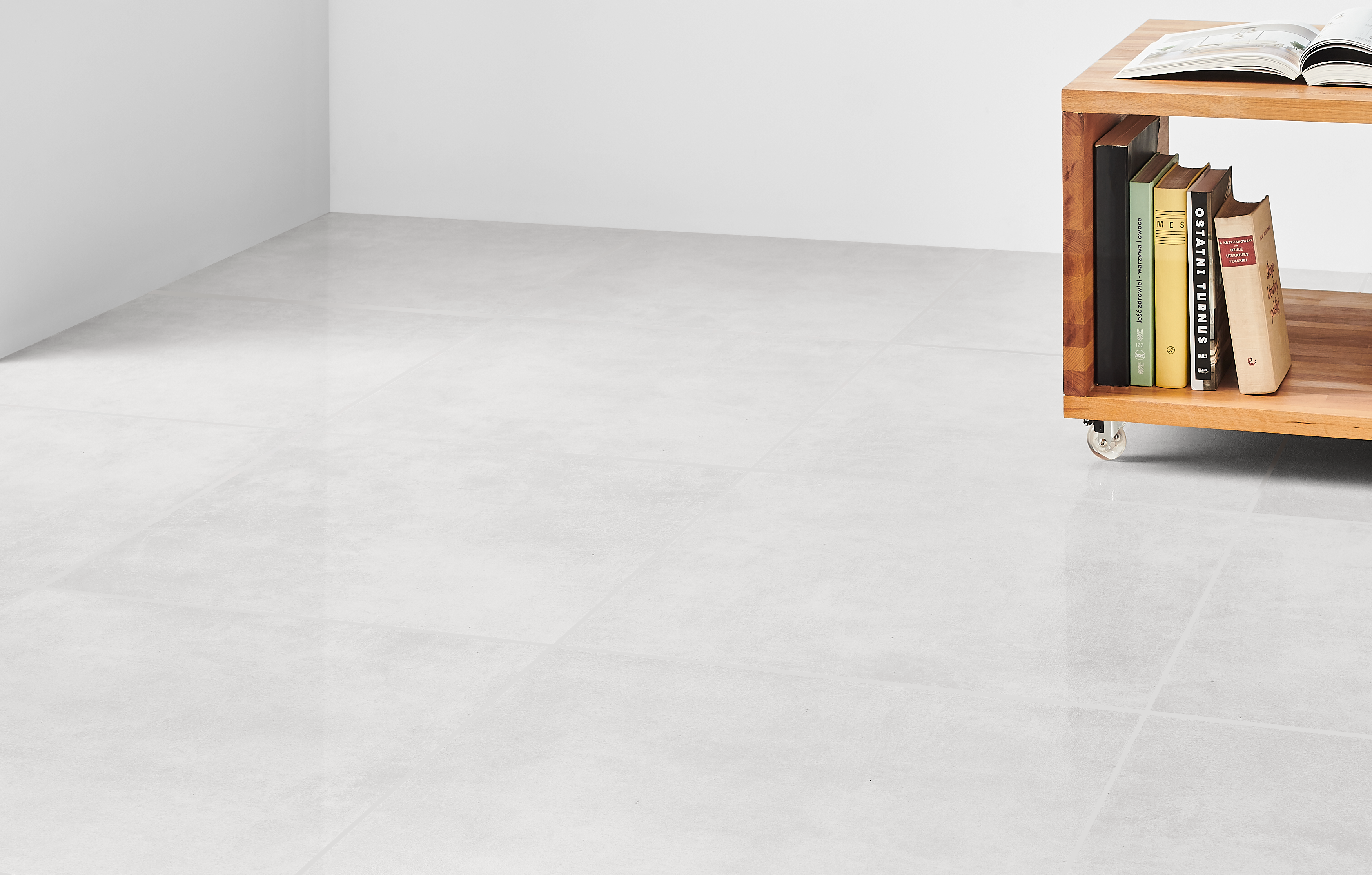 Gres szkliwiony Samos White Lappato 60x60 Artens - 3